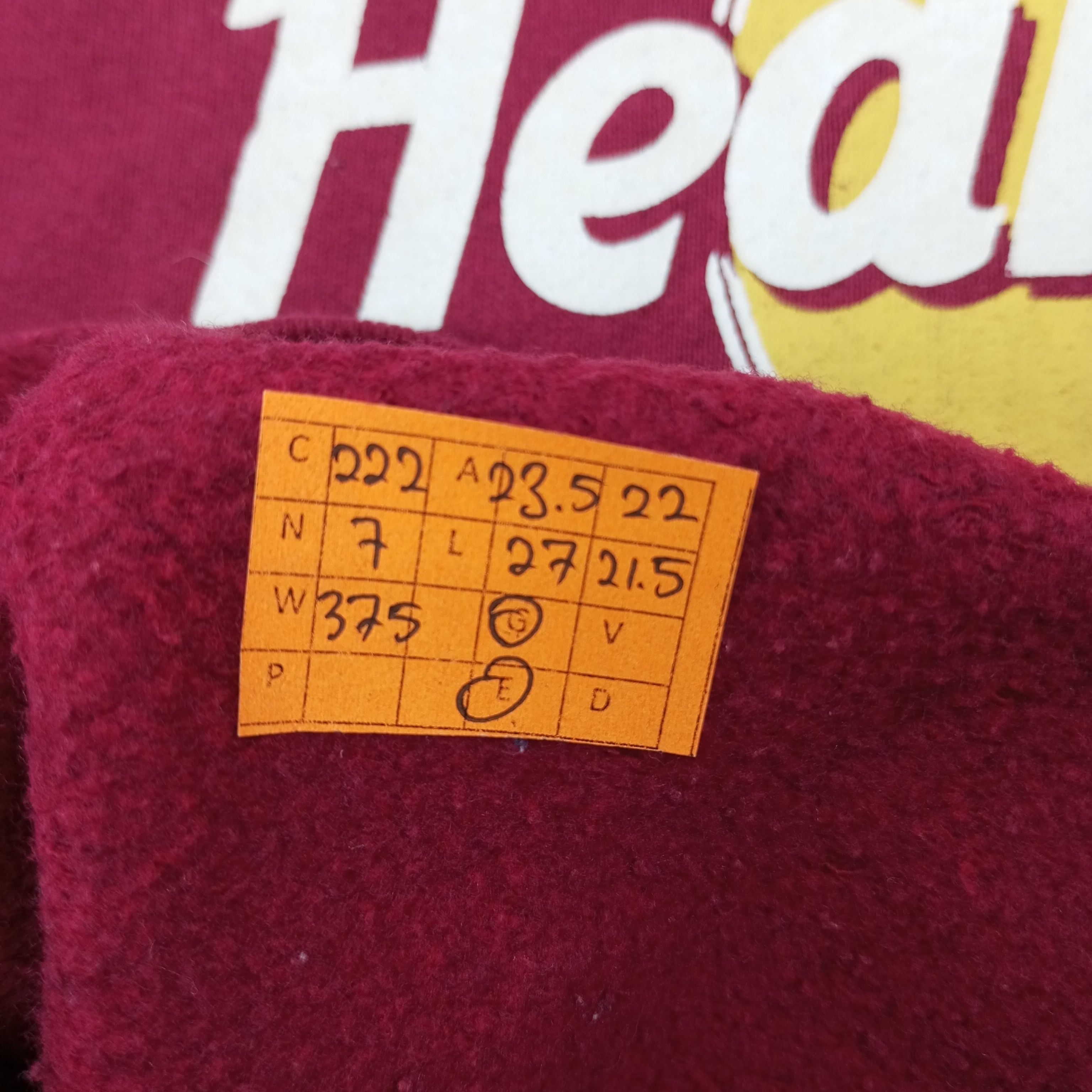 Fruit Of The Loom × Vintage Heart Beat Vintage Sweatshirt Size US L / EU 52-54 / 3 - 6 Thumbnail