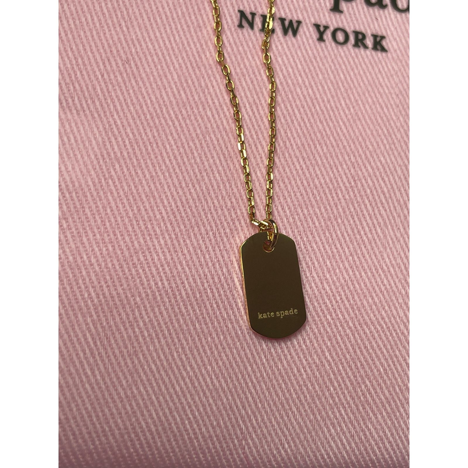 Kate Spade kate spade new york Wishes Peace Pendant Necklace, 16"-19" Size ONE SIZE - 6 Thumbnail