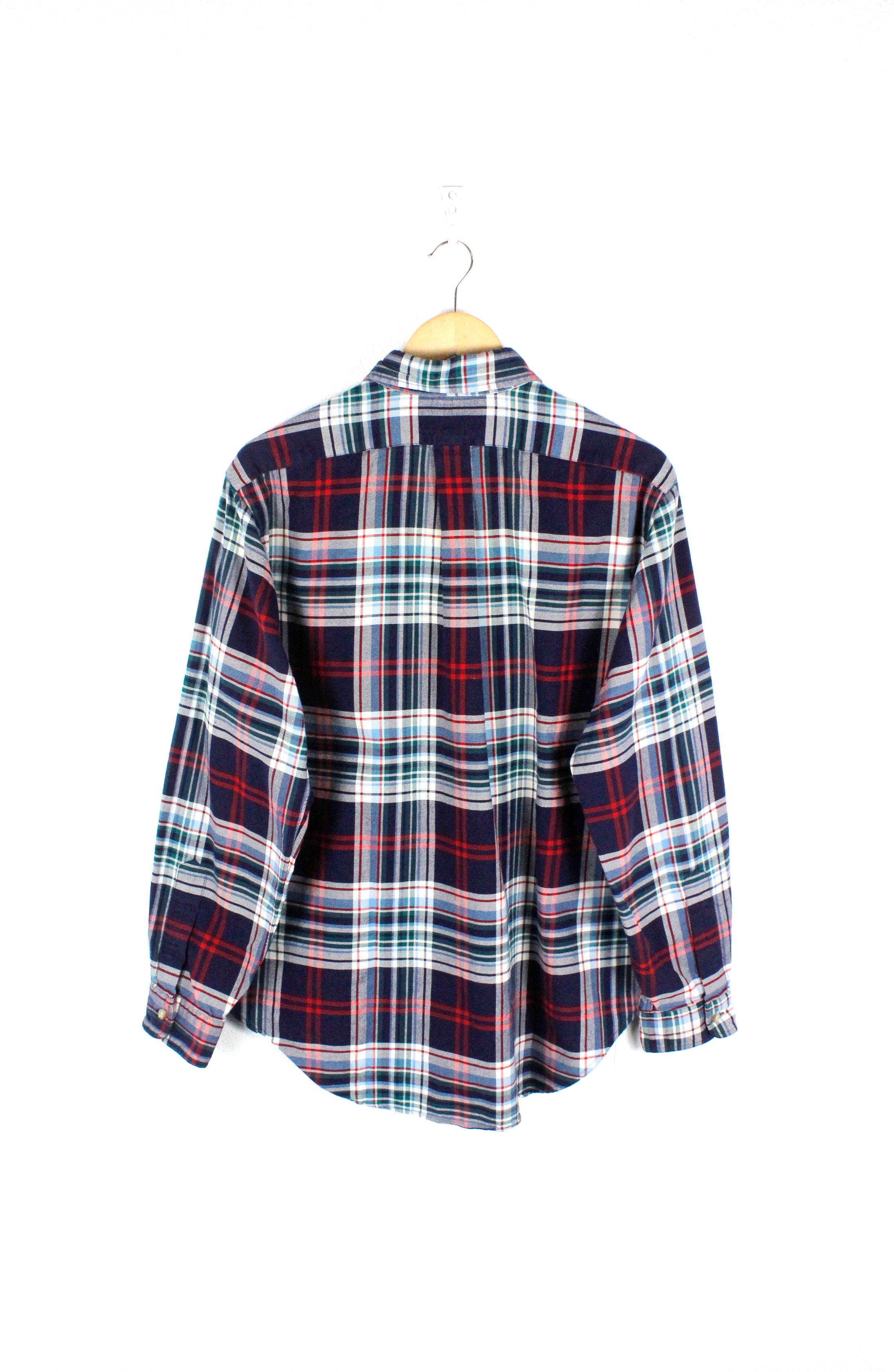 Polo Ralph Lauren Polo Ralph Lauren Pony Logo Flannel Oxford Shirt Size US L / EU 52-54 / 3 - 4 Thumbnail
