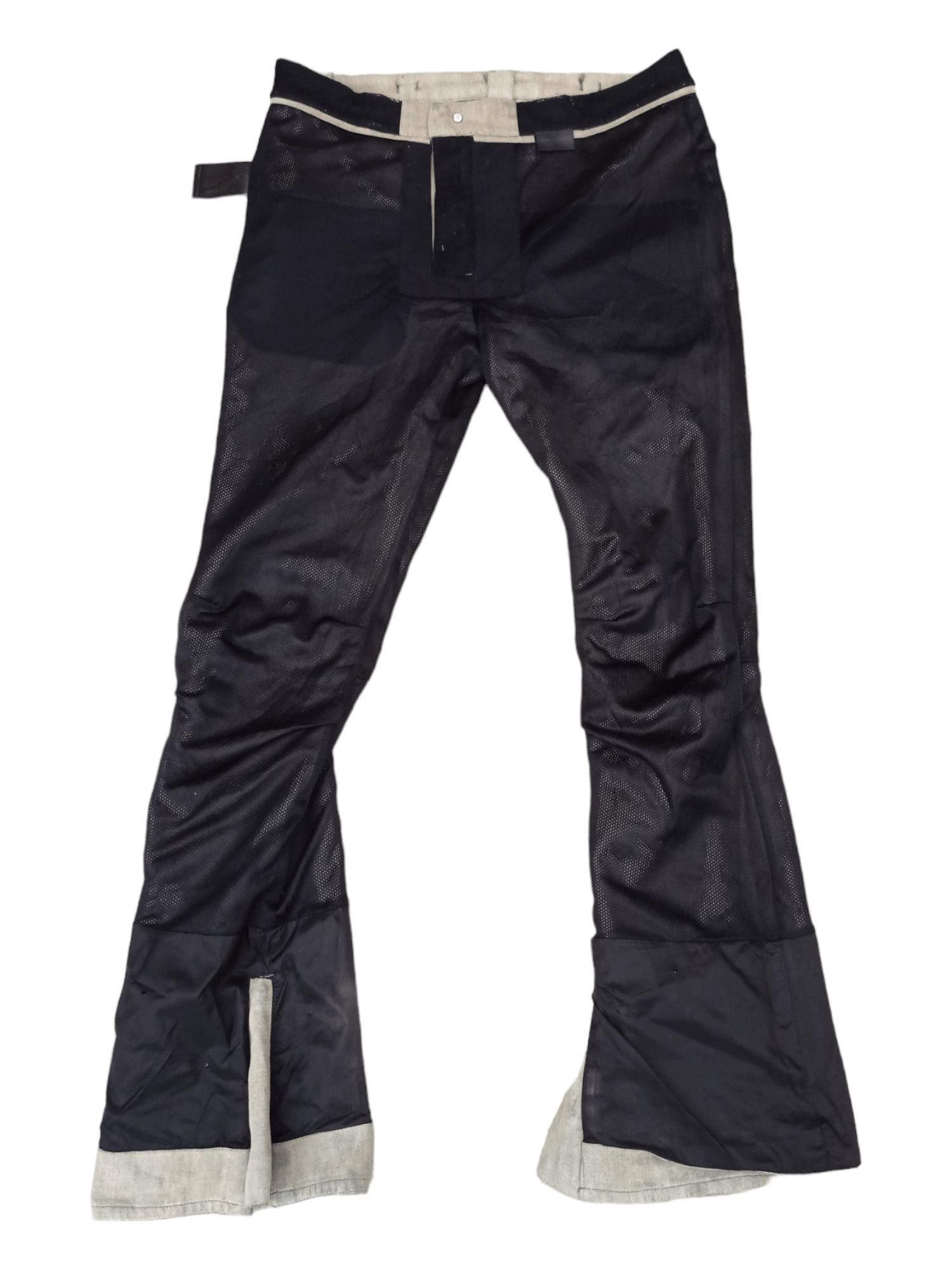 Japanese Brand L1 Premium Outerwear Mud Wash Zipper Leg Flared Pants Size US 32 / EU 48 - 17 Thumbnail