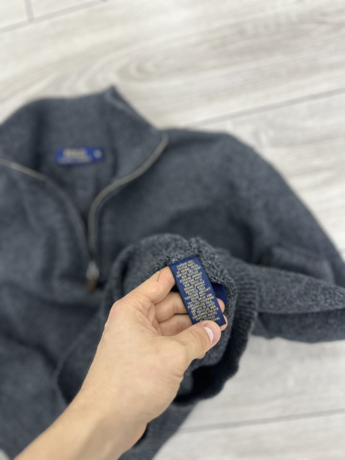 Polo Ralph Lauren Polo Ralph Lauren 1/4 Zip Gray Hoodie Old Money Style Size US S / EU 44-46 / 1 - 5 Thumbnail