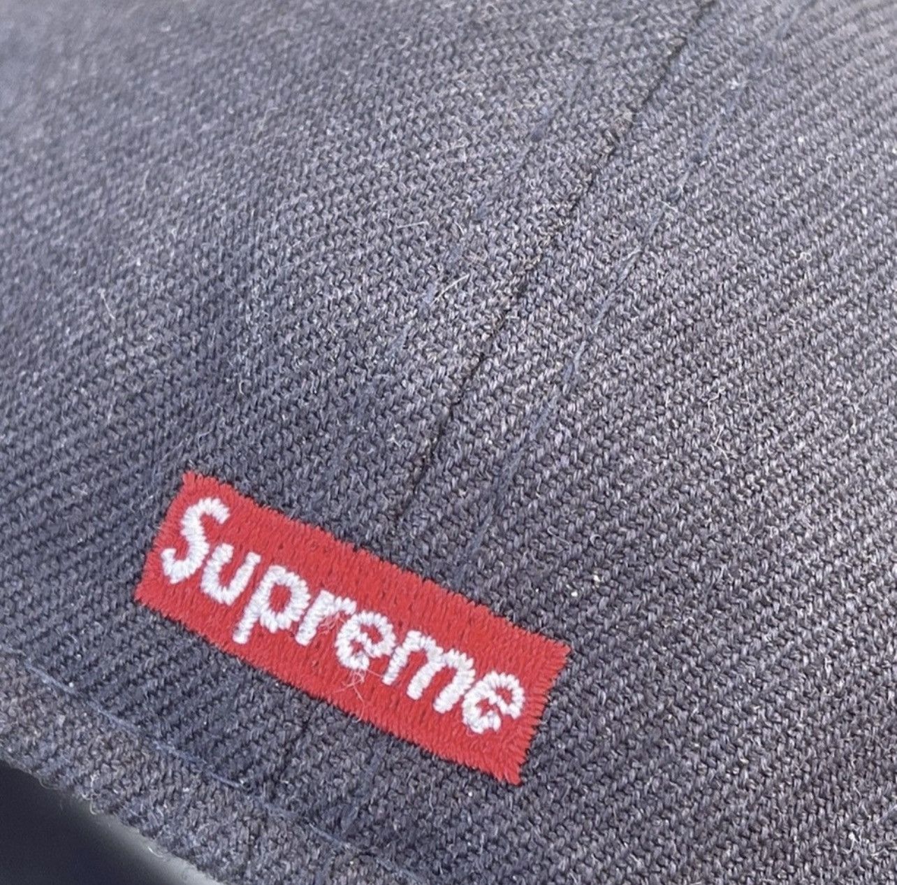 Supreme Supreme ‘Hebrew’ Logo New Era Navy 7 5/8 Fitted Hat SS14 Size ONE SIZE - 3 Thumbnail
