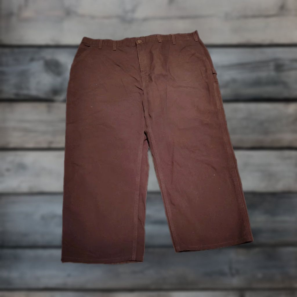 Carhartt VINTAGE Carhartt Dungaree Carpenter Pants B11 DKB Brown 48x27 Regular Workwear Mens Size US 32 / EU 48 - 1 Thumbnail