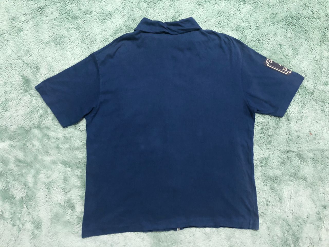 Blue Blue Japan × Japanese Brand Blue Blue Rare Design Patches Short Sleeve Zipper Size US M / EU 48-50 / 2 - 2 Thumbnail