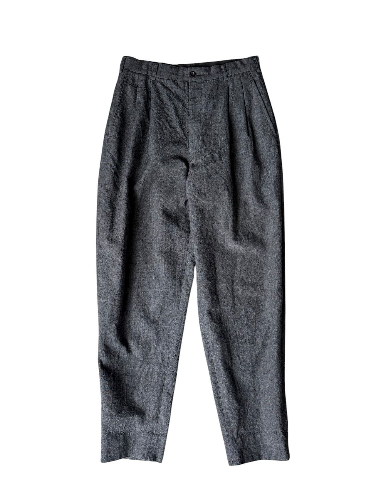 Comme des Garcons COMME des GARCONS HOMME PLUS 90's Wool Pants Gray Size M Size US 30 / EU 46 - 1 Thumbnail