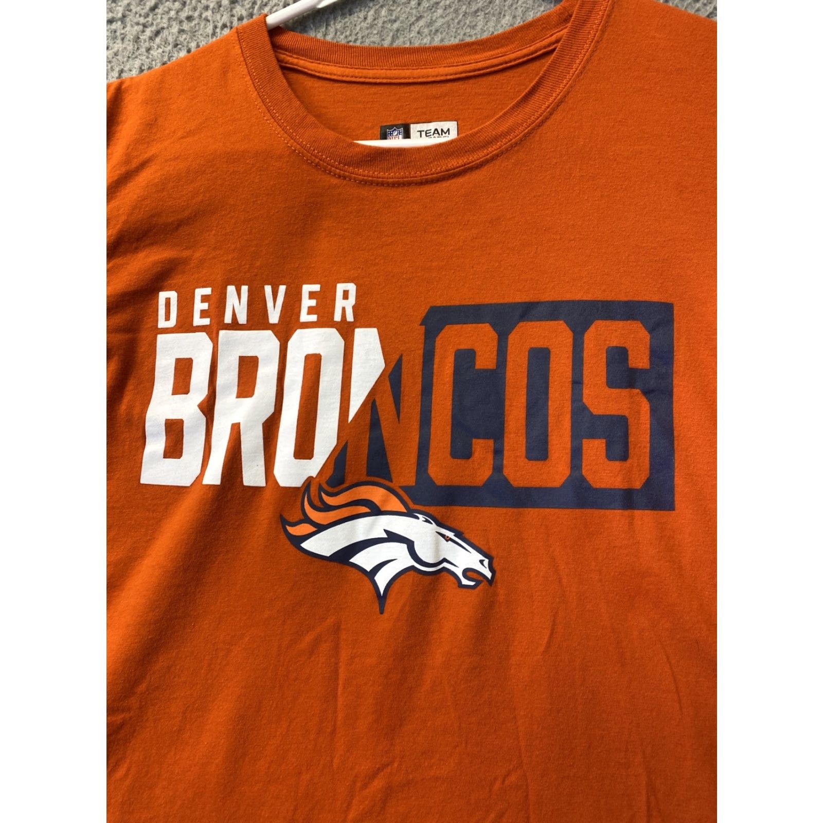 NFL Denver Broncos Shirt Mens Small Long Sleeve Orange NFL Football Logo 56-30 Sports NFL Football Mens Shirt Size US S / EU 44-46 / 1 - 2 Thumbnail
