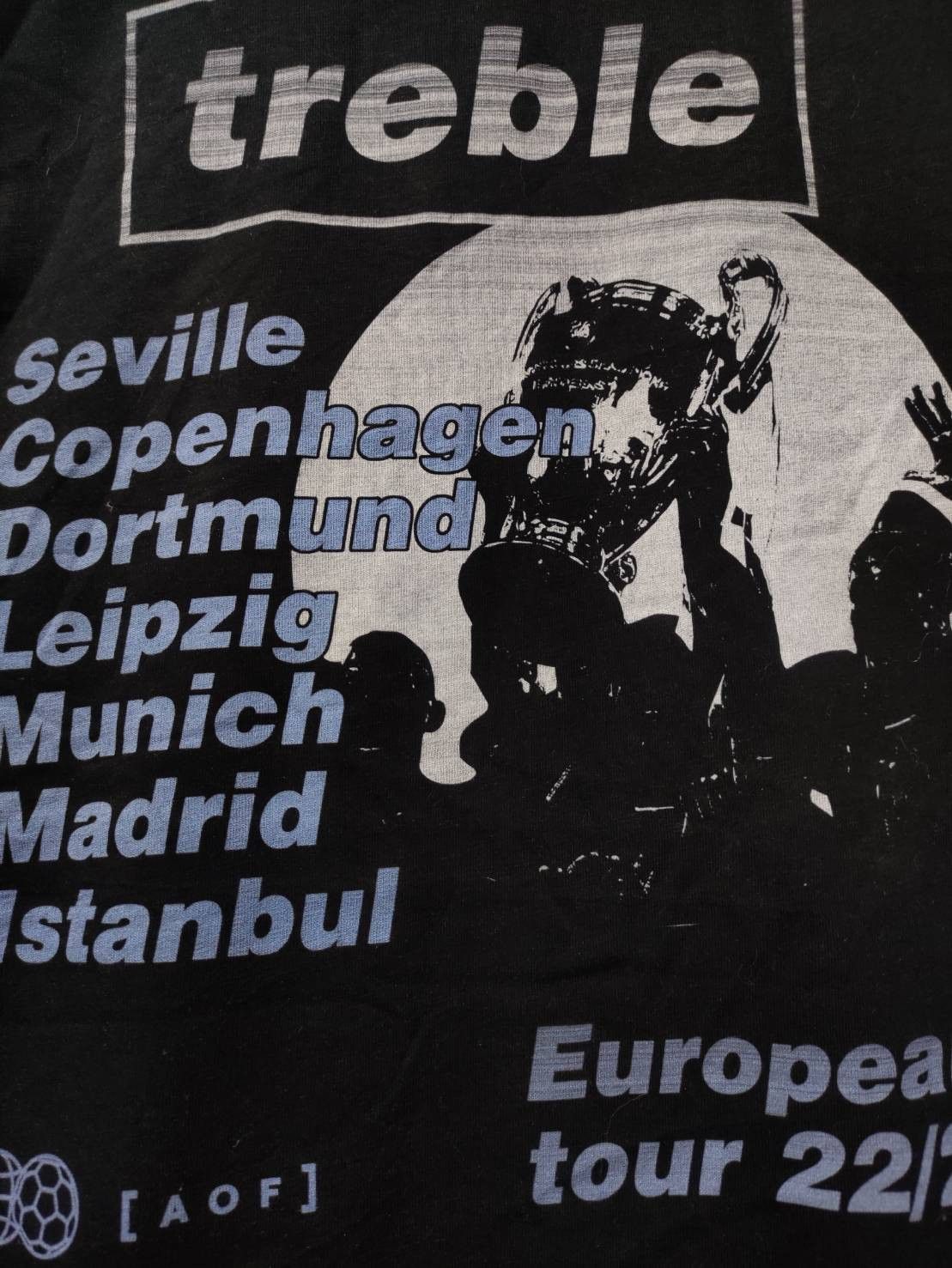 UEFA Manchester City Treble Winners Commemorative European Tour Size US M / EU 48-50 / 2 - 8 Thumbnail
