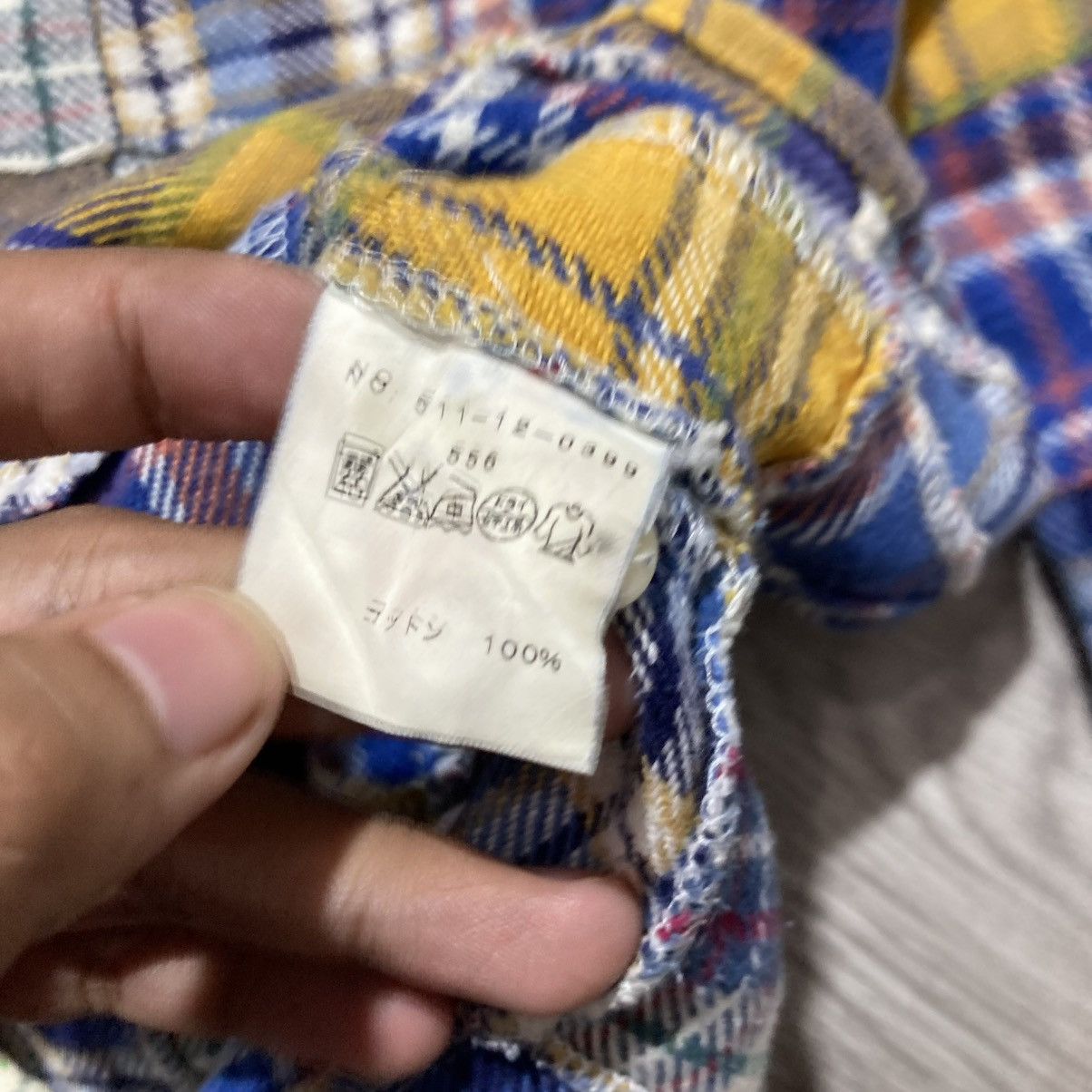 Sugar Cane 2000s Ships Patchwork Madrass Heavy Weight Button Up Shirt Size US S / EU 44-46 / 1 - 16 Thumbnail