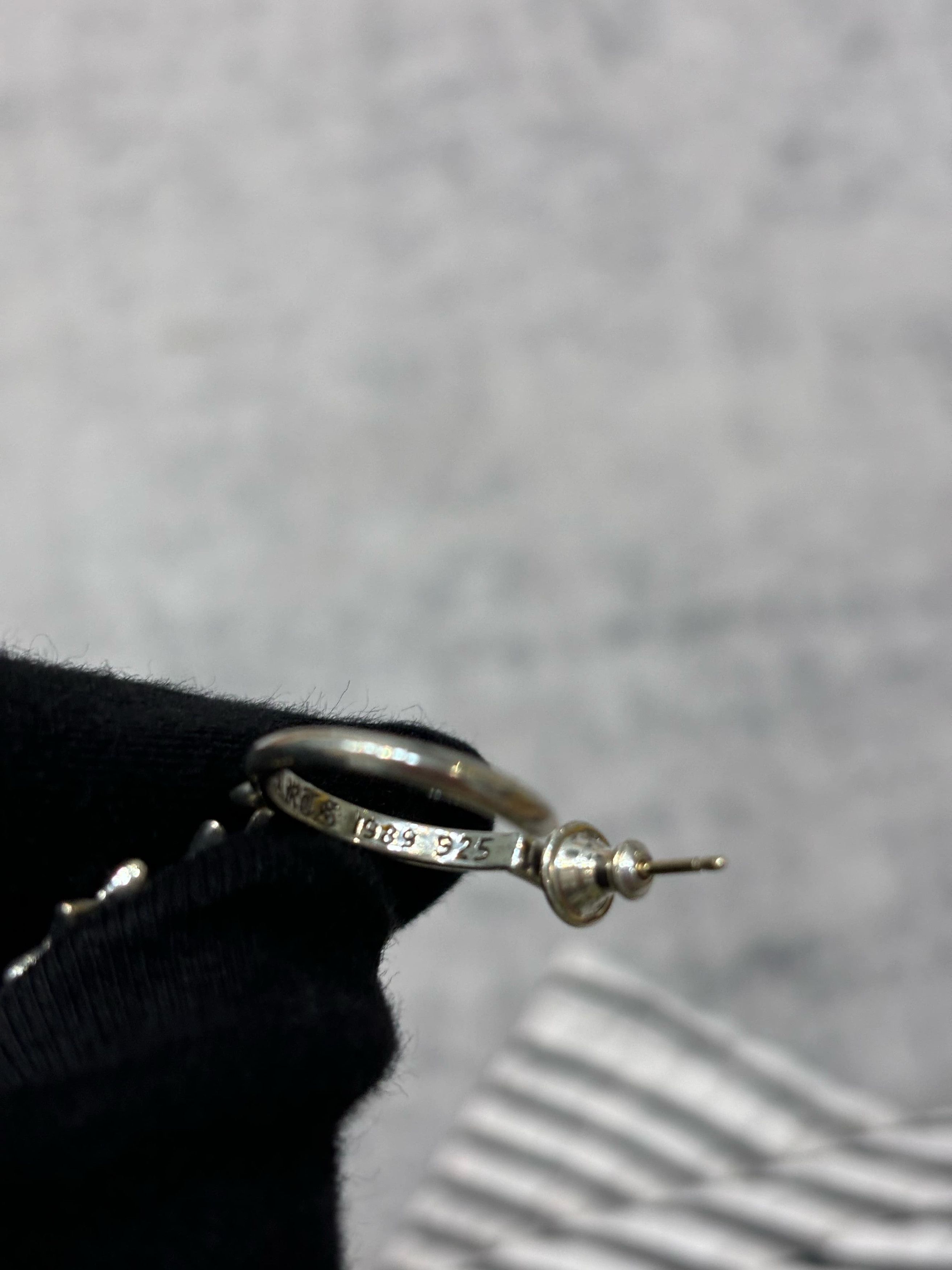 Chrome Hearts CHROME HEARTS Cross Hoop Earring Size ONE SIZE - 6 Thumbnail
