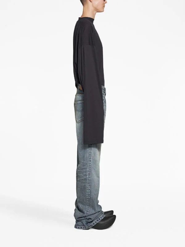 Balenciaga Balenciaga Japanese denim flared jeans Size US 34 / EU 50 - 3 Thumbnail