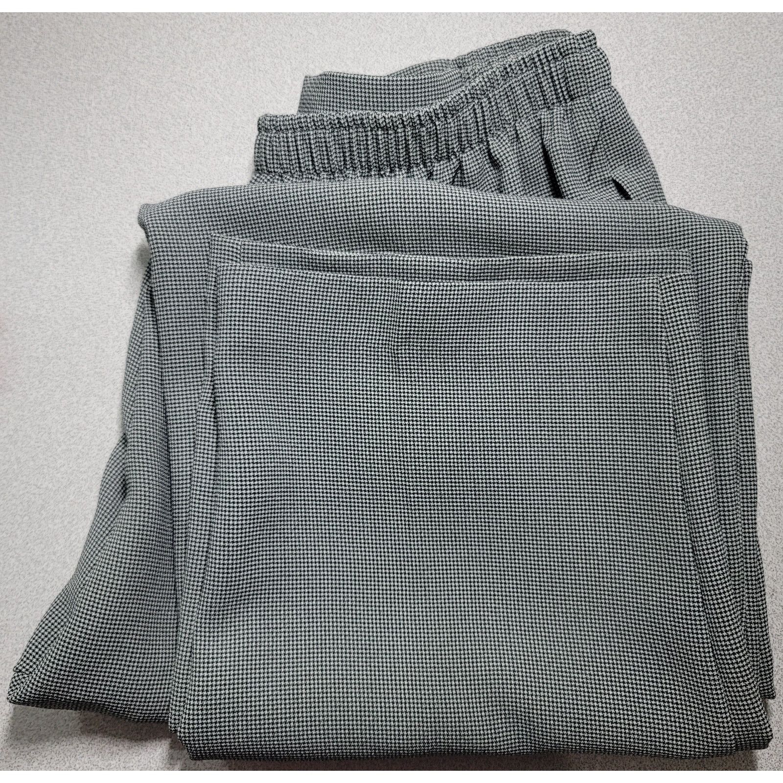 Other Draper's & Damon's Black White Plaid Pull On Pants PM Size 30" / US 8 / IT 44 - 5 Thumbnail