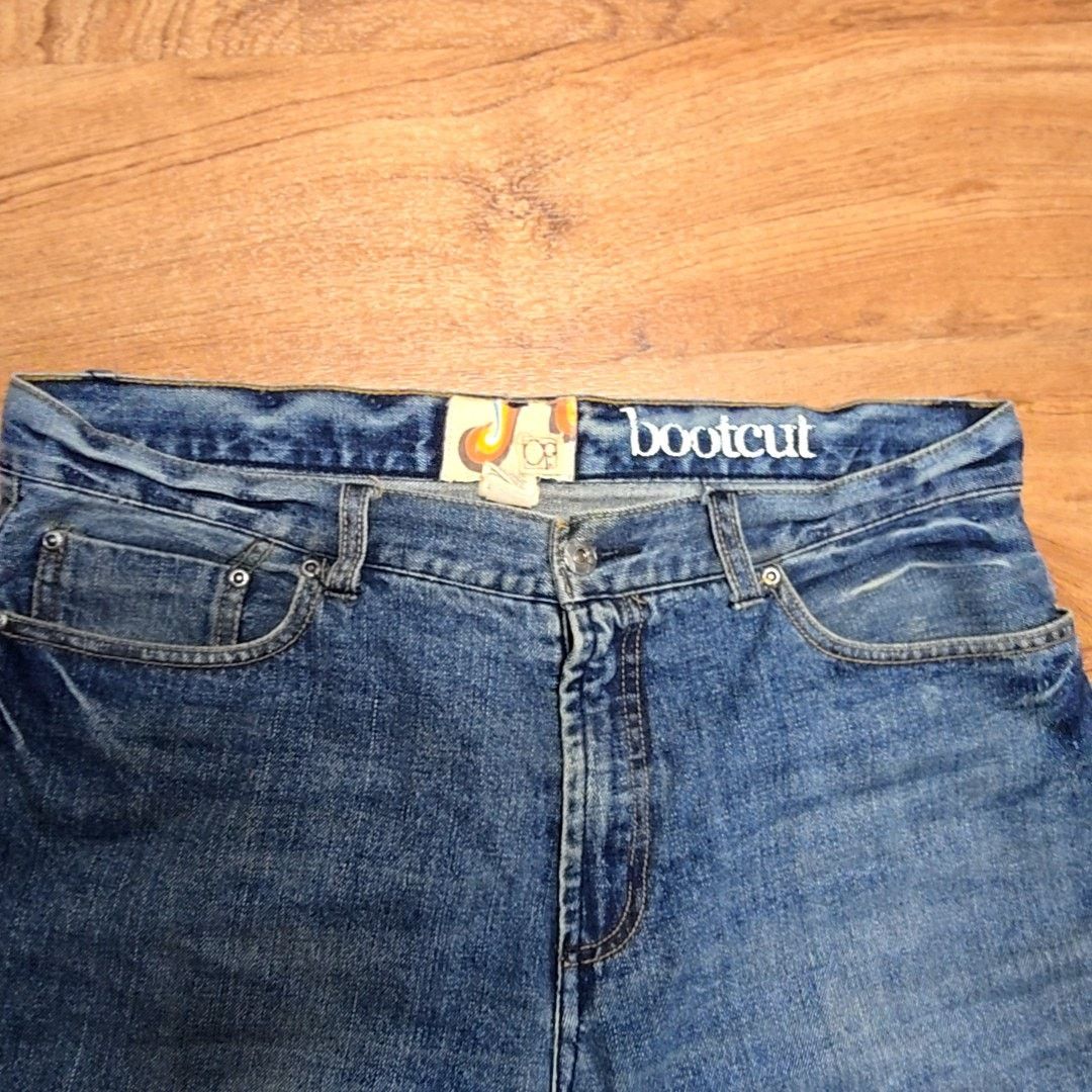 Ocean Pacific Vintage OP Ocean Pacific Bootcut Jeans Mens 36x30 2000s Y2K Size US 36 / EU 52 - 4 Thumbnail