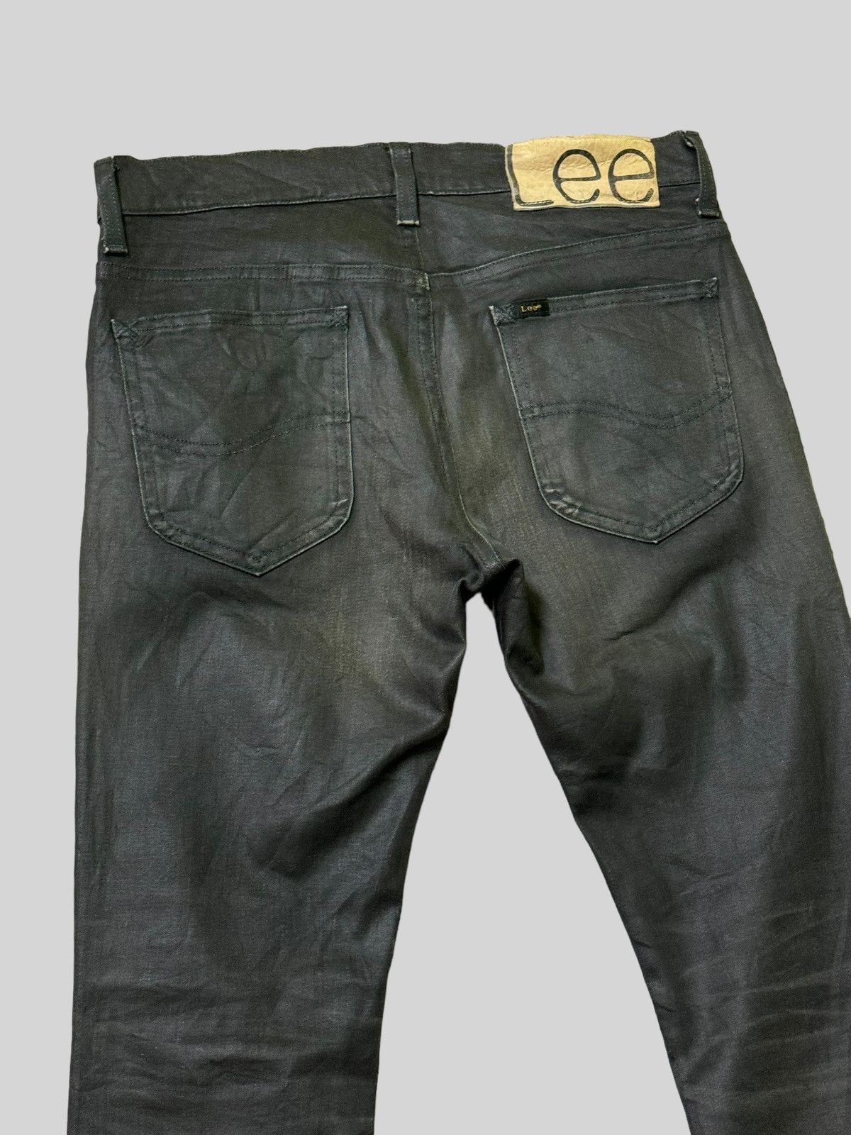 Lee × Vintage LEE Black Waxed Claws Mark Distressed Pant Size US 29 - 9 Thumbnail