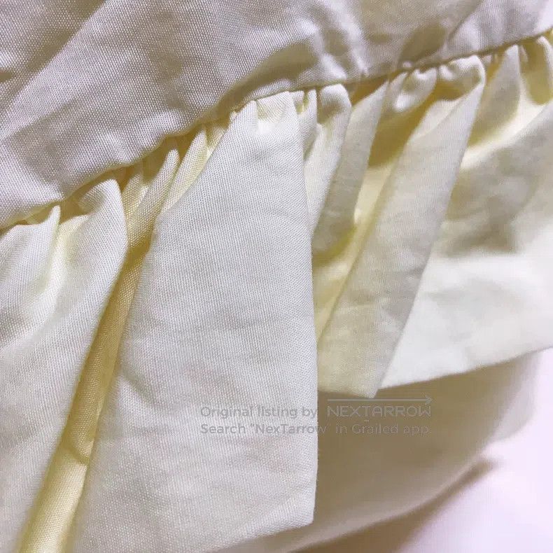 Vivienne Westwood Vivienne Westwood Pale goose yellow delicate lace shirt Size M / US 6-8 / IT 42-44 - 5 Thumbnail
