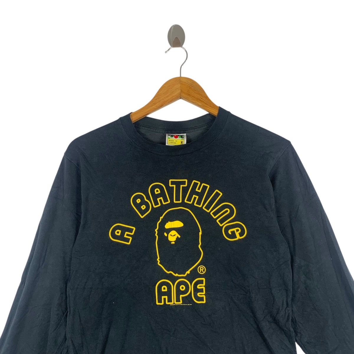 Bape BAPE A BATHING APE General Face 2010 Sun Faded Tee Shirt Top Size US S / EU 44-46 / 1 - 2 Thumbnail