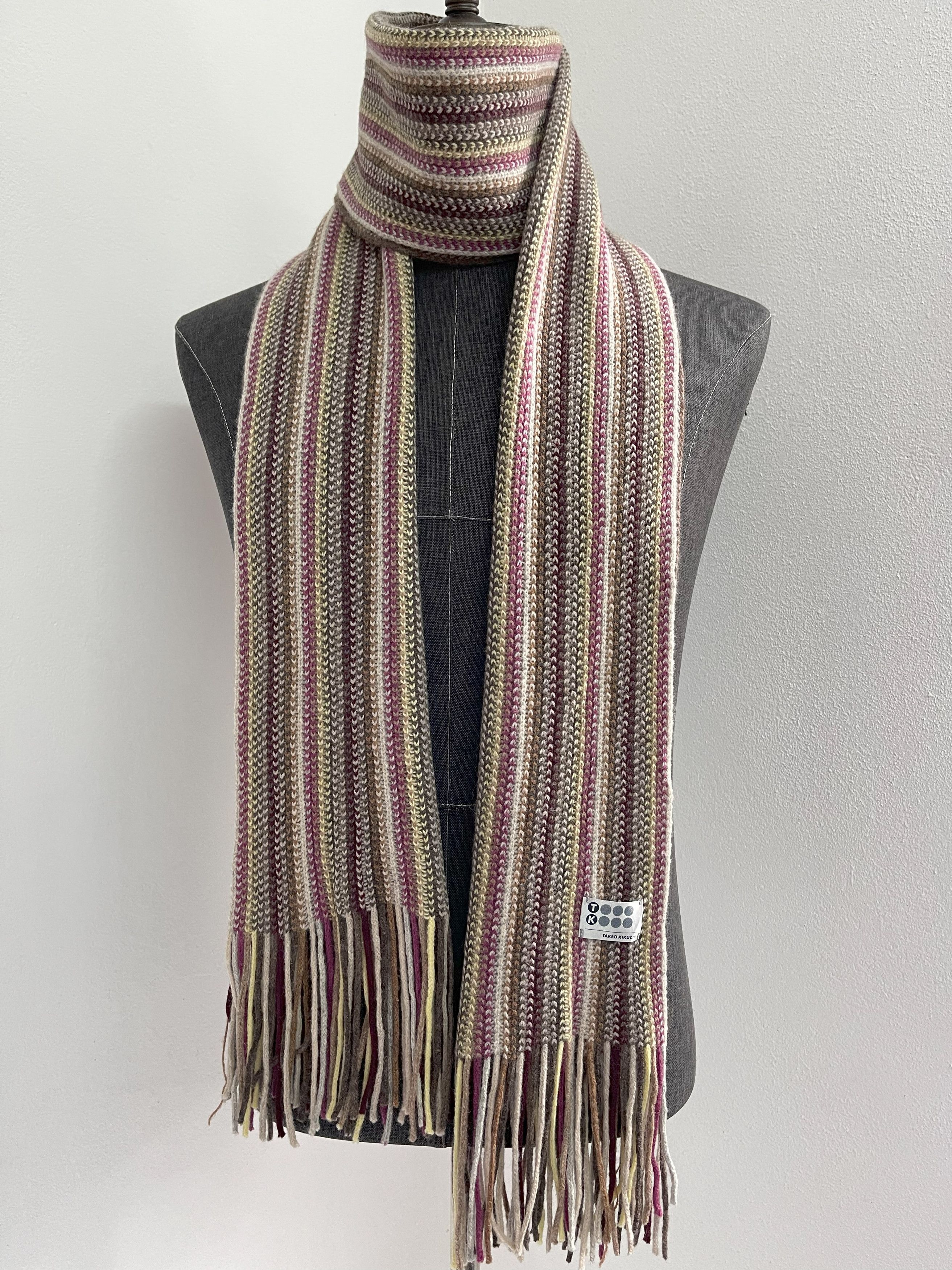 Japanese Brand Vintage Takeo Kikuchi Scarf / Muffler - 6101 Size ONE SIZE - 1 Thumbnail