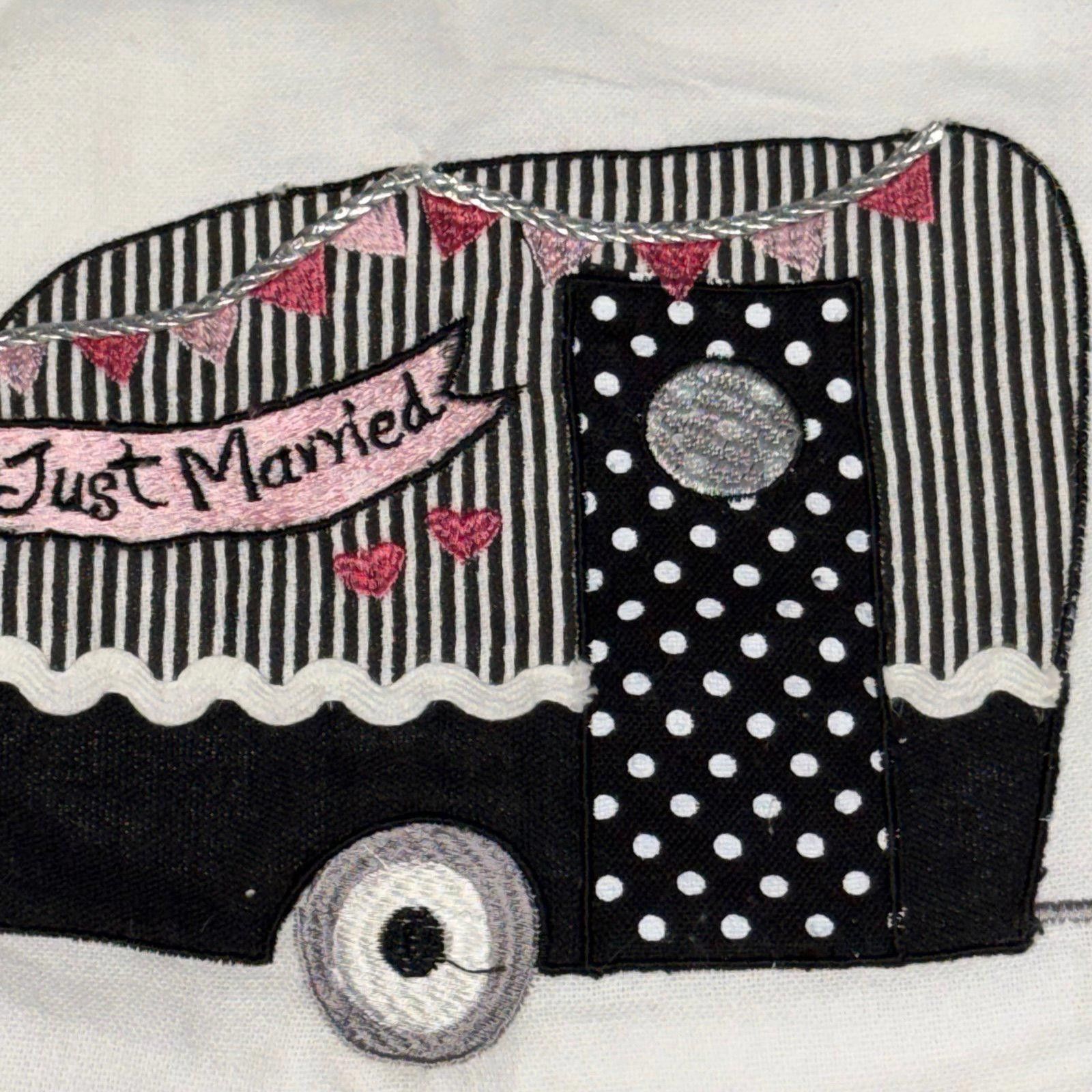 Other Just Married Embroidered Tea Towels NWOT Size ONE SIZE - 2 Thumbnail