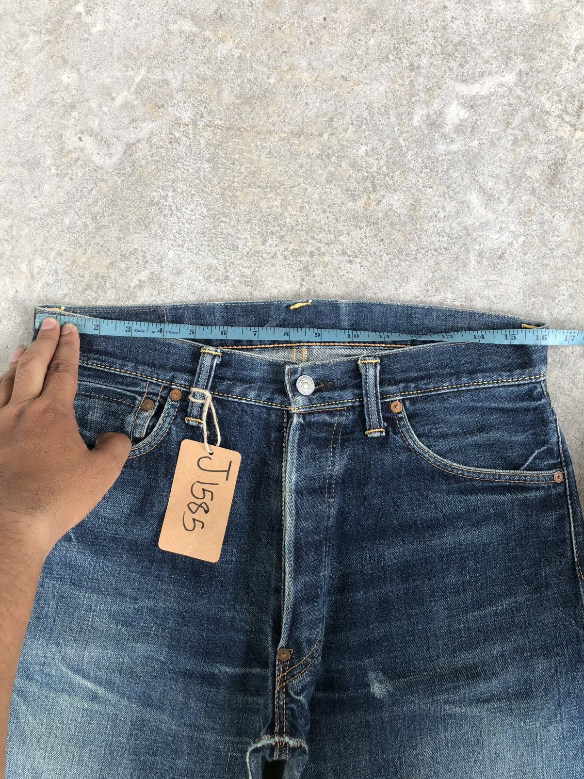 Evisu Vintage Evisu No 2 Distressed Jeans Selvedge Denim Size US 32 / EU 48 - 24 Thumbnail