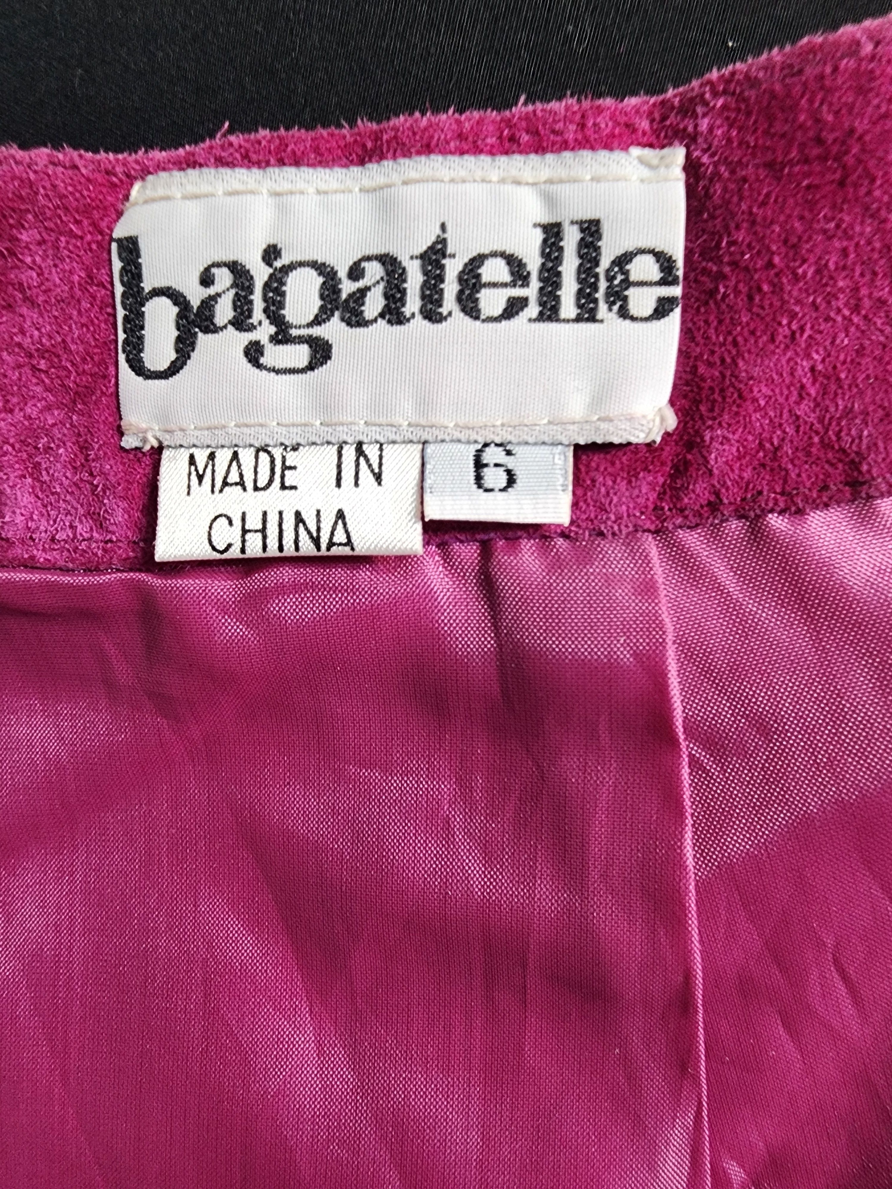 Other Pink Suede Leather Skirt: Size 27" / US 4 / IT 40 - 8 Thumbnail