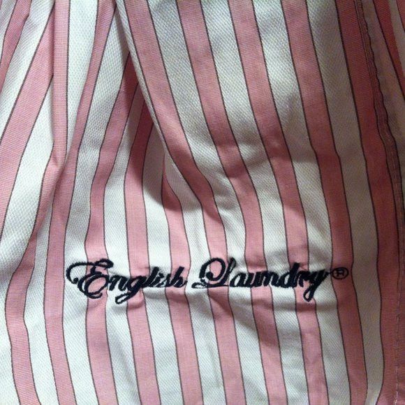 English Laundry ENGLISH LAUNDRY PINK 100%COTTON CASUAL SHIRT SIZE: 17/34-35 Size US XL / EU 56 / 4 - 8 Thumbnail