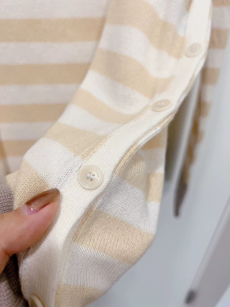 Loro Piana Loro Piana Striped A-necked knit sweater 2506-Nextarrow Size XS / US 0-2 / IT 36-38 - 5 Thumbnail