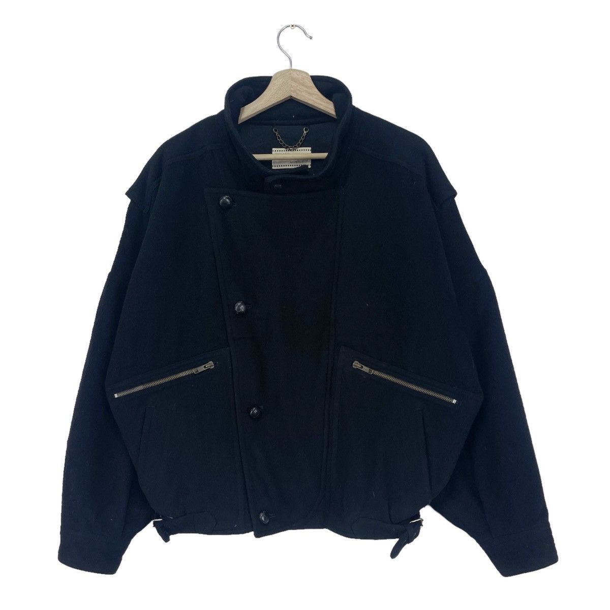 Yohji Yamamoto Black Silk Jacket