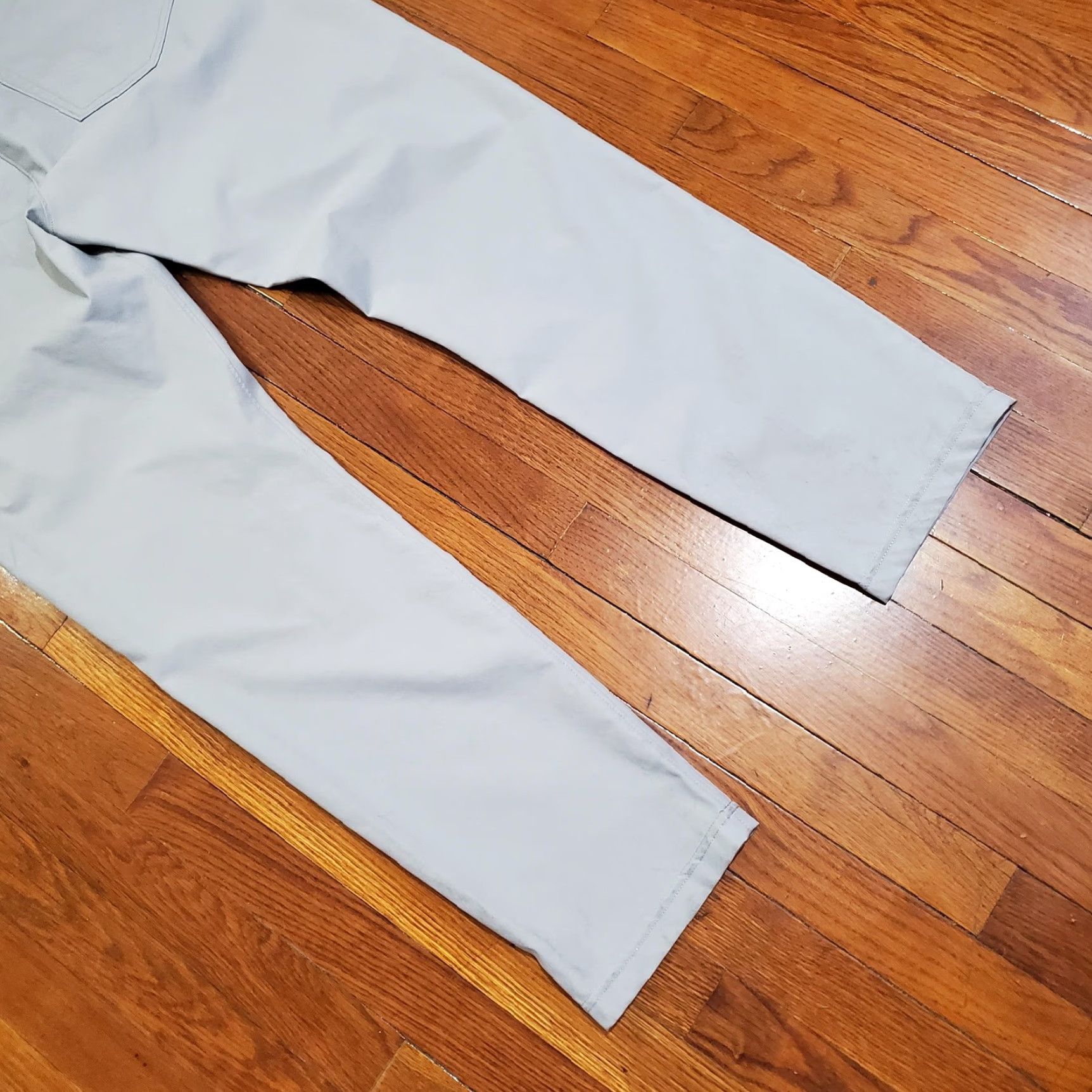 Vintage Public Rec Pants Mens 38x34 Gray Lightweight Chino 5 Pocket Travel Casual Tech Shirt Size US 38 / EU 54 - 2 Thumbnail