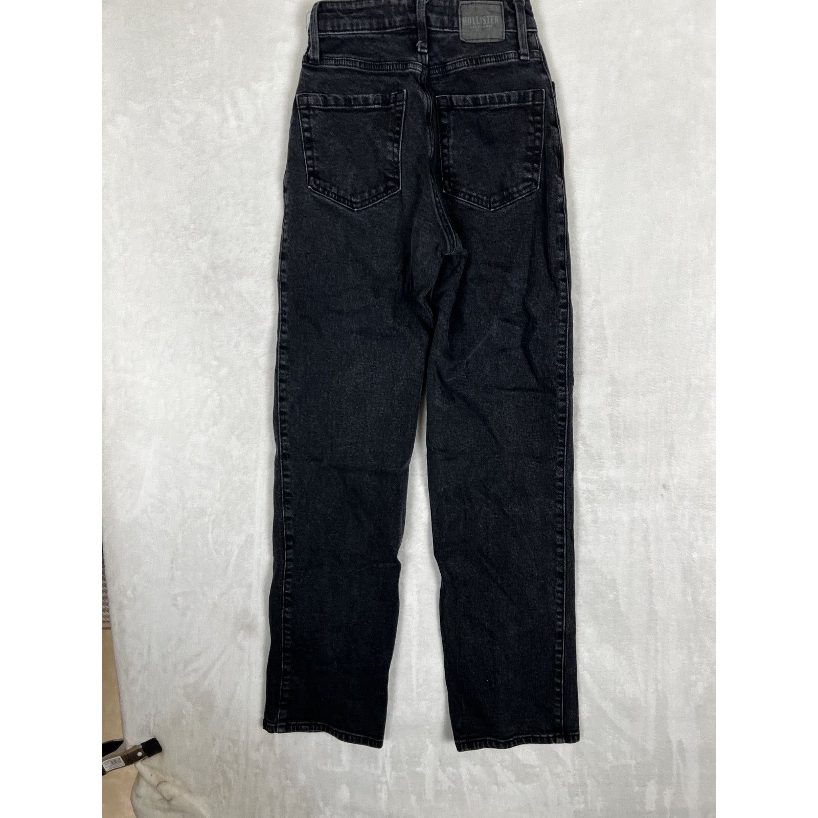 Hollister Hollister California Ultra High-Rise Dad Jeans Size 00R Blac Size 23" - 5 Thumbnail