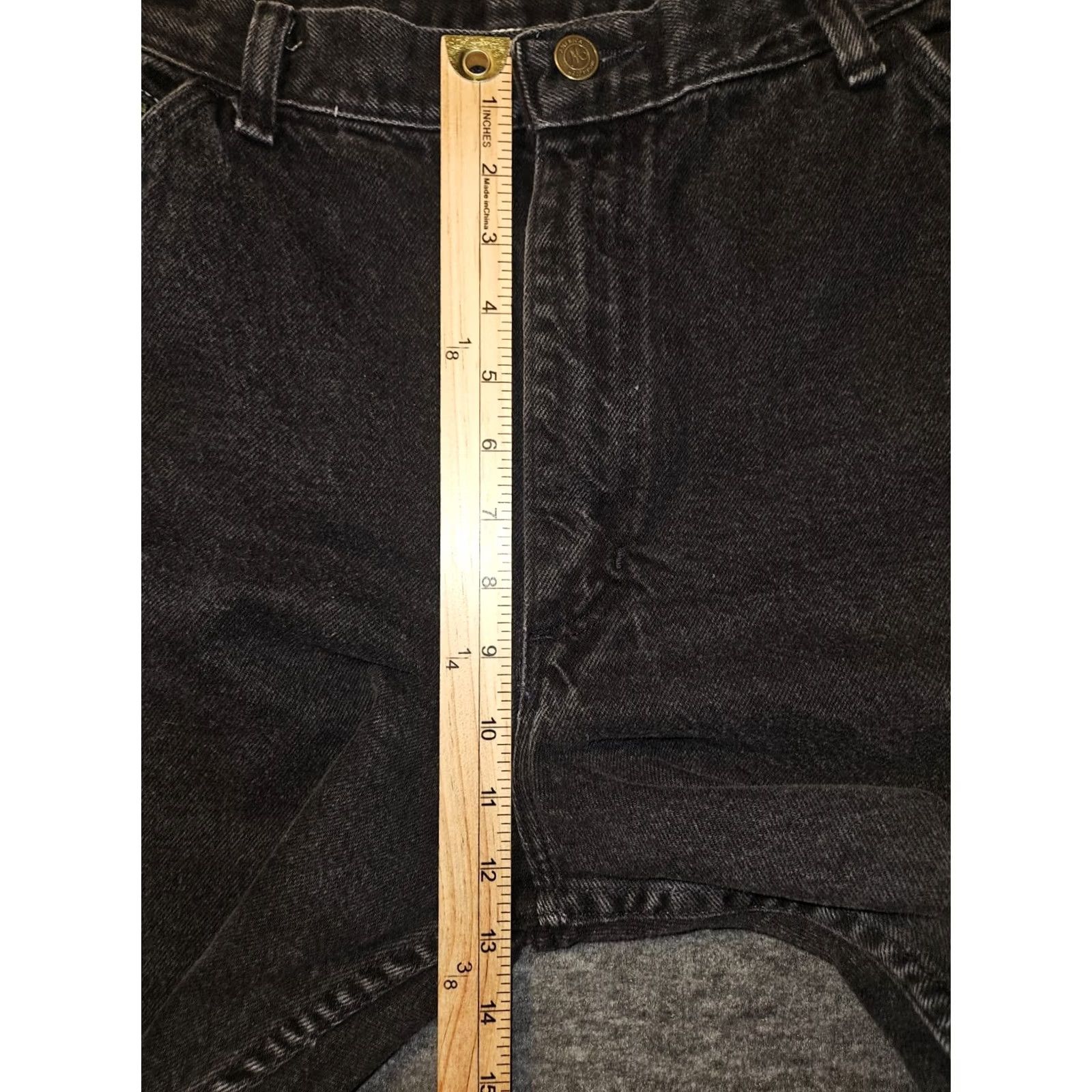 Wrangler VINTAGE Wrangler Jeans Women's 18P Black Tapered USA Cotton 90's Western Size 40" / US 18 - 4 Thumbnail