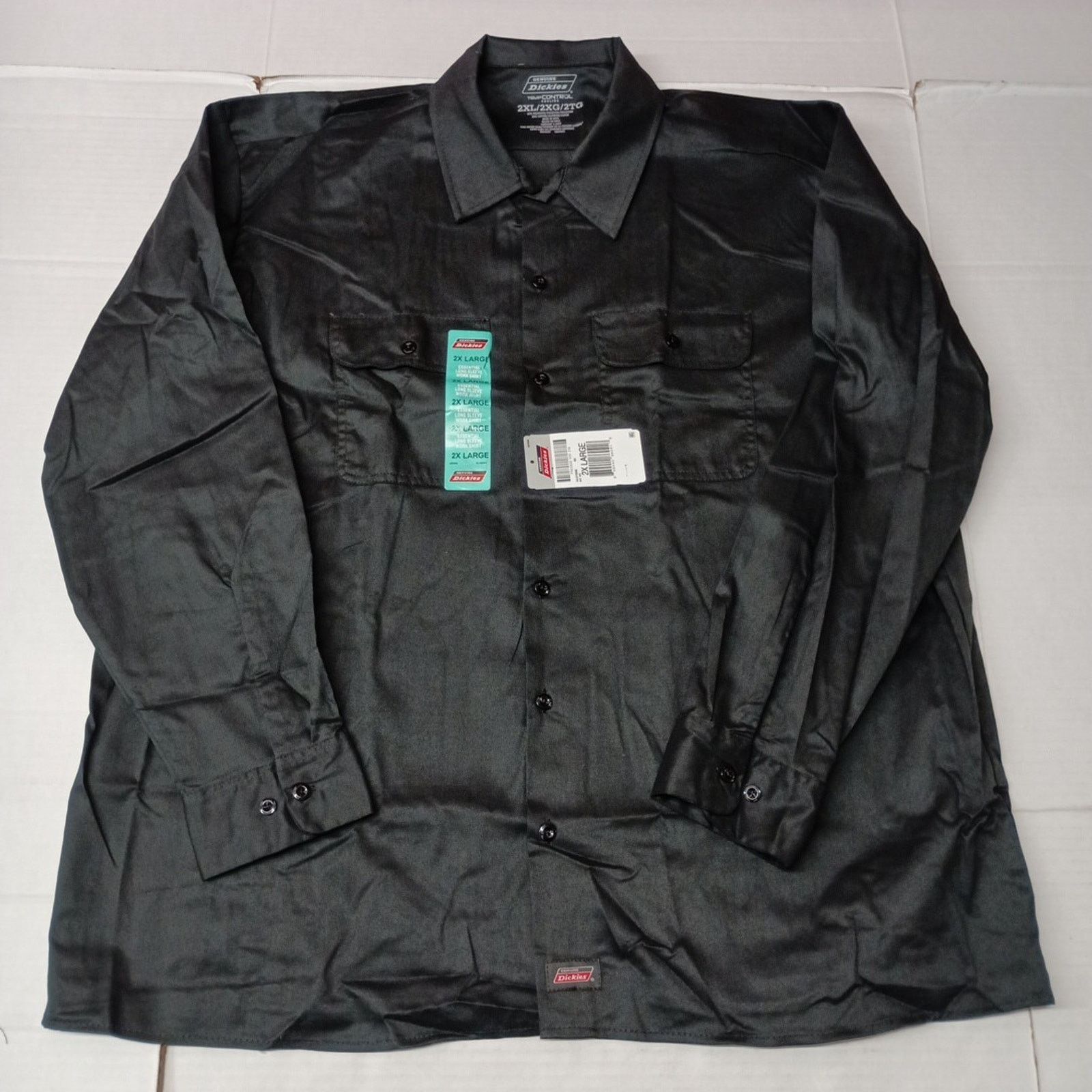 Dickies Dickies Essential Work Shirt Men Size 2XL Black Temp Control Size US XXL / EU 58 / 5 - 1 Thumbnail