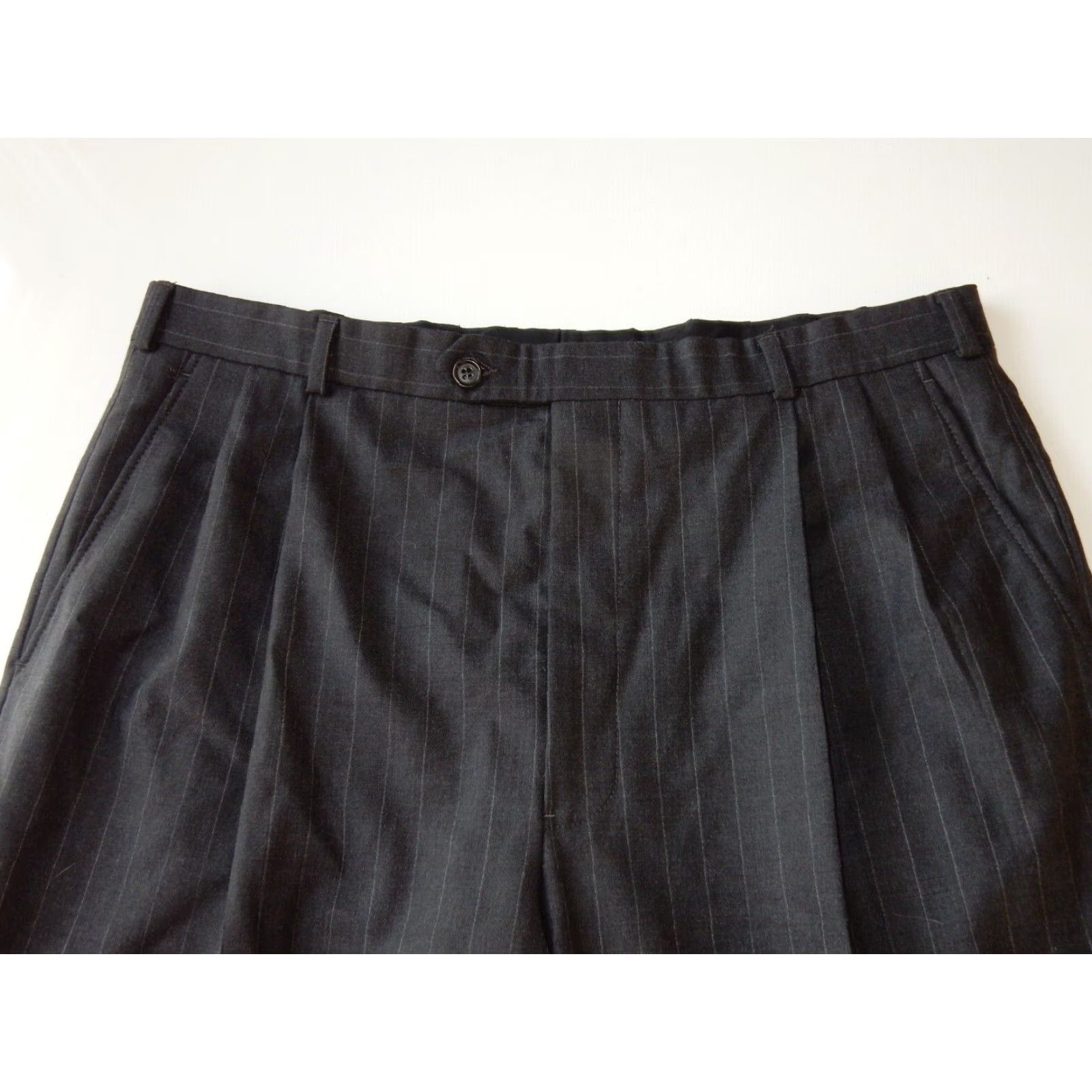 Brooks Brothers VINTAGE Brooks Brothers Men's Suit 2 Piece Gray Wool 45L Regular Pants 36x32 Mens Size 48R - 7 Thumbnail