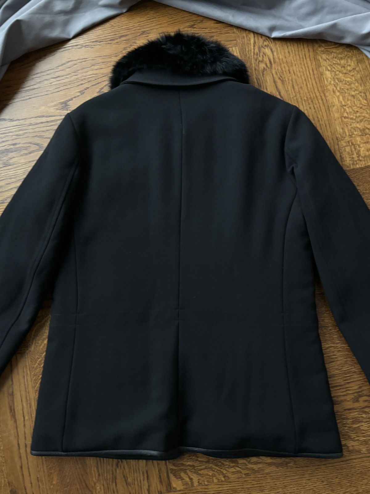 Theory Theory Rabbit Fur Trim Collar Winter Jacket Lambskin Bomber Size M / US 6-8 / IT 42-44 - 14 Thumbnail