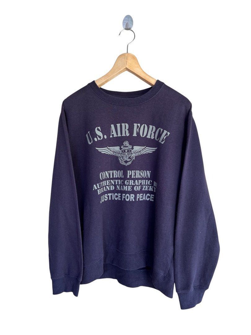 Vintage Us Air Force Sweatshirt Size US S / EU 44-46 / 1 - 1 Thumbnail