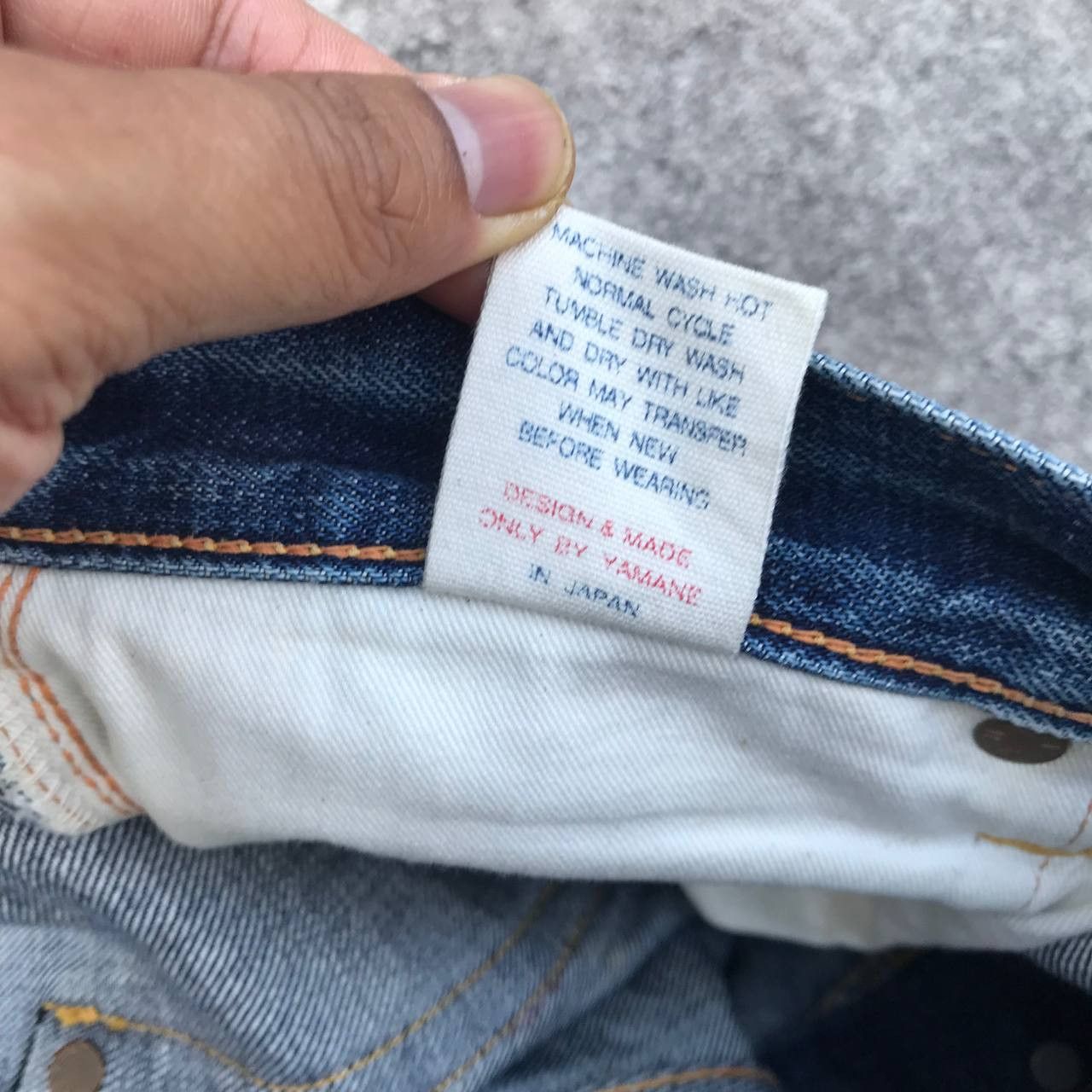 Evisu Vintage Evisu Big Daicock Redline Distressed jean W31x33 Size US 31 - 15 Thumbnail