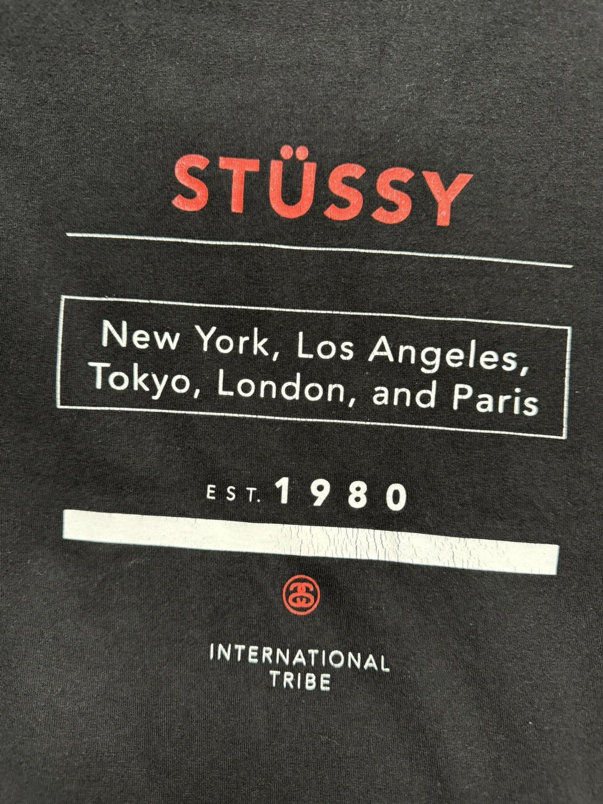 Stussy Stussy box logo vintage t-shirt L sz Size US L / EU 52-54 / 3 - 6 Thumbnail