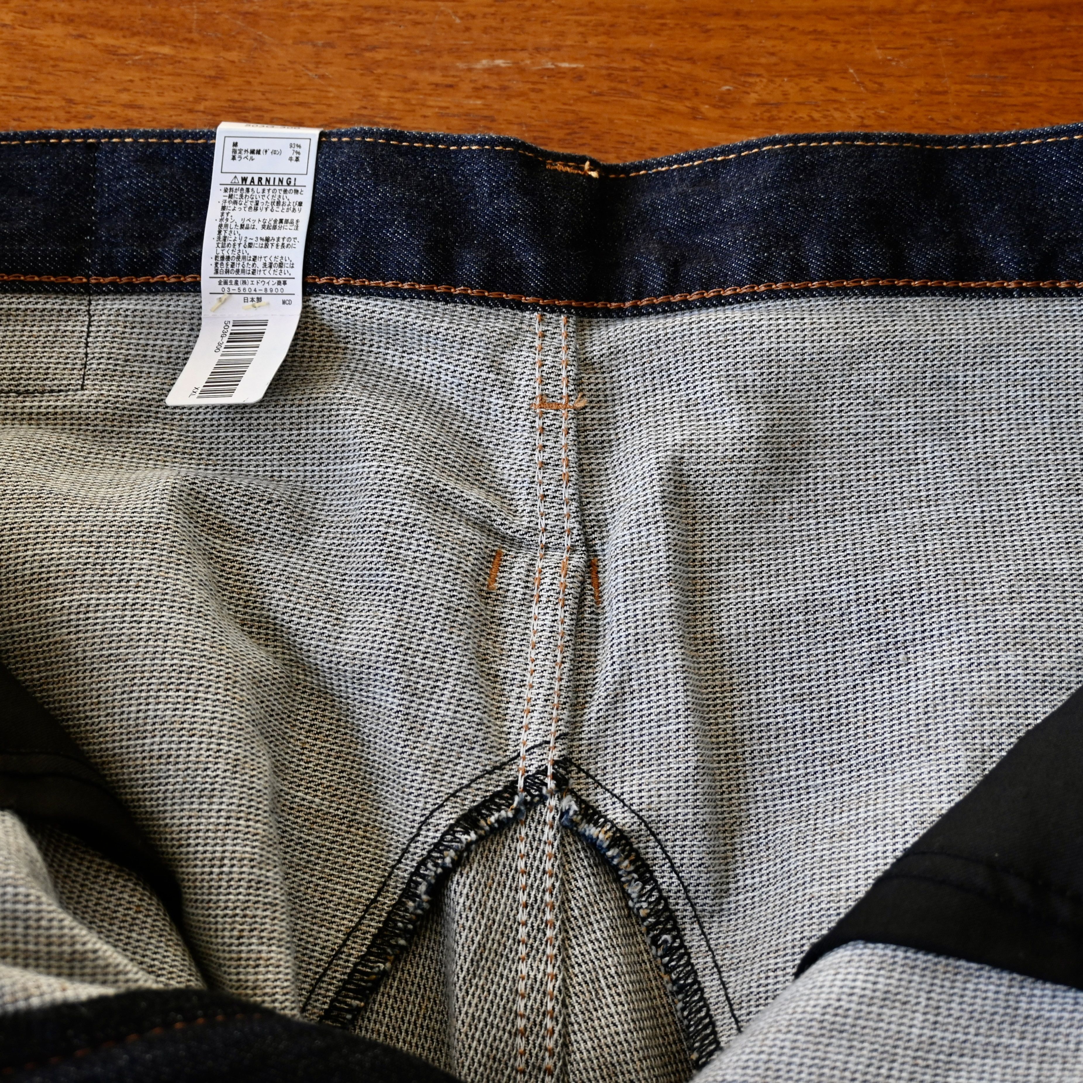 Edwin UNUSED, 2010s EDWIN 503 "GEKI" JMSDF jeans, made in Japan Size US 38 / EU 54 - 16 Thumbnail