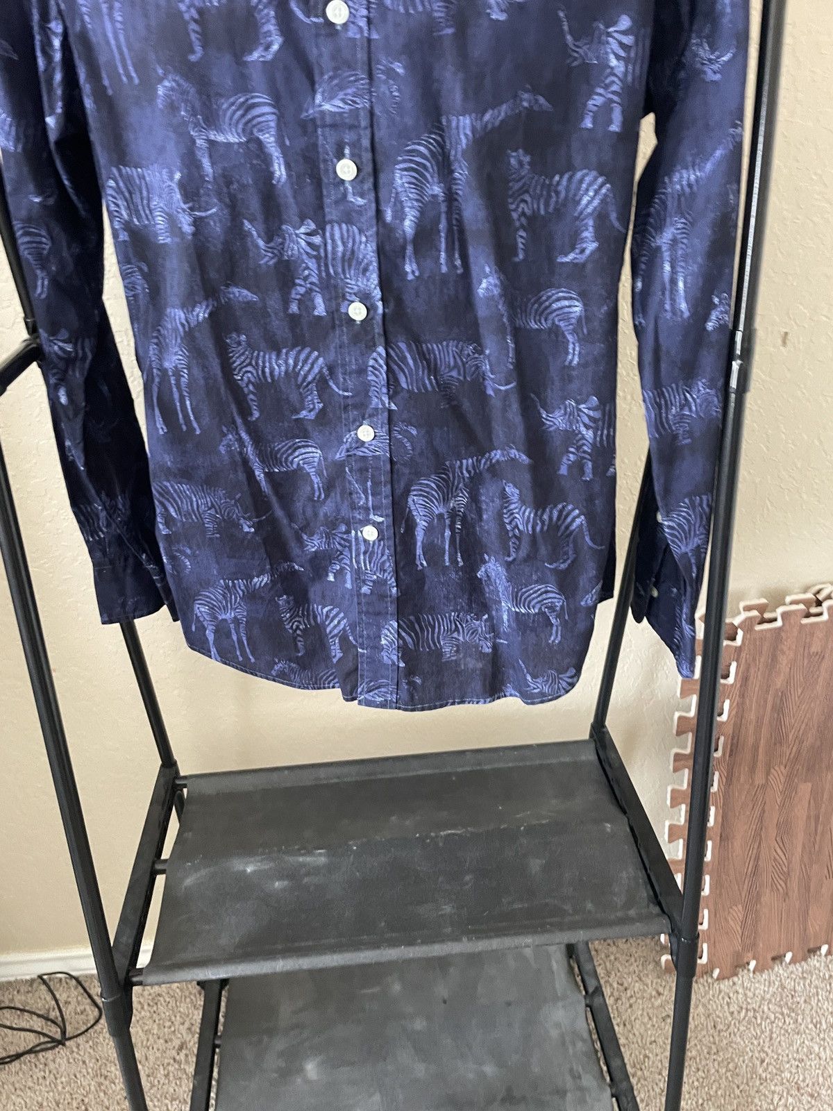 Polo Ralph Lauren African Safari Indigo Blue Cotton shirt nwt 168.00 Size US M / EU 48-50 / 2 - 3 Thumbnail