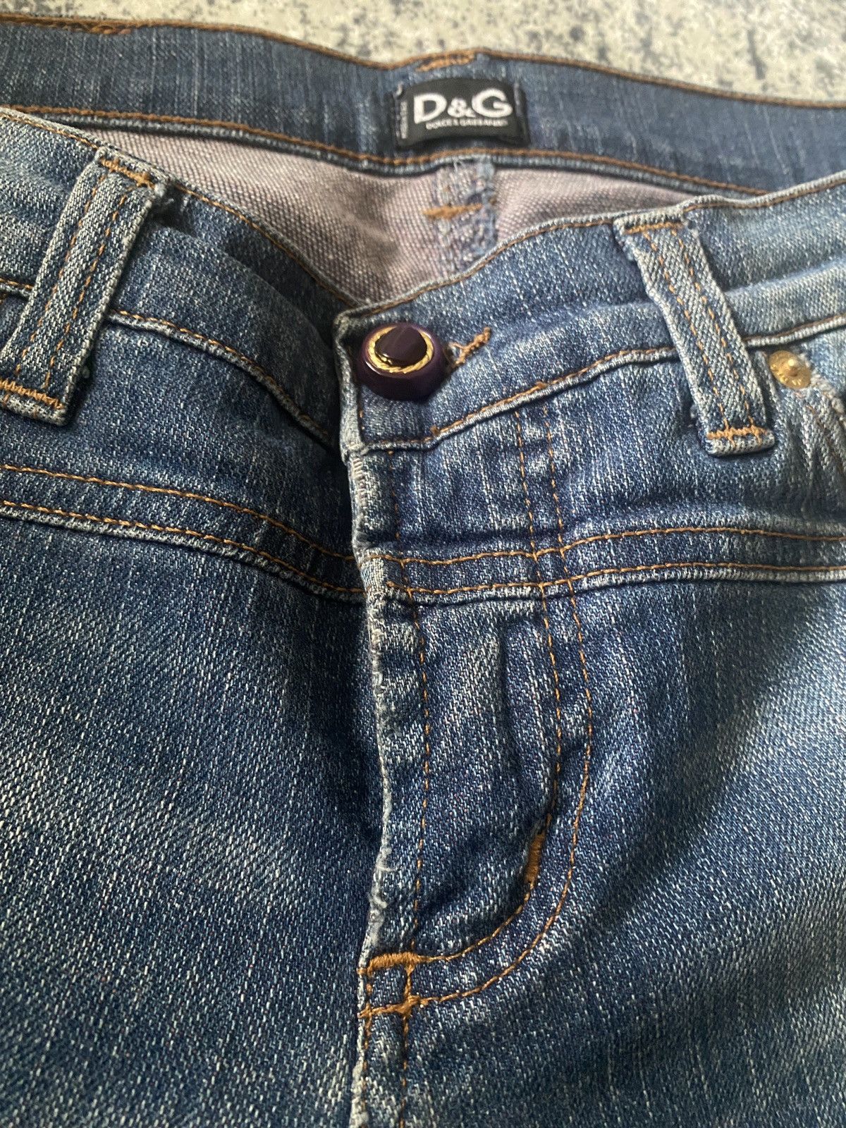 Dolce & Gabbana Vintage dolce & gabbana luxury jeans with colour stones Size 28" / US 6 / IT 42 - 10 Thumbnail