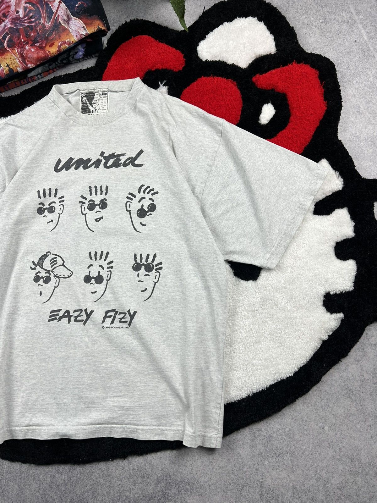 Vintage Vintage American Wear Eazy Fizy 1990 Single Stitch Y2K Tee Size US M / EU 48-50 / 2 - 3 Thumbnail