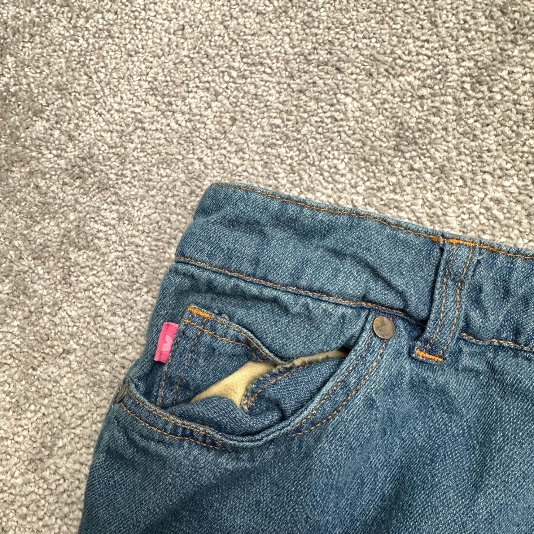 Vintage WOMAN WITHIN Plus Size 18 Bootcut Jeans Medium Wash Blue Cotton Casual 5-Pocket Women Size 40" / US 18 - 5 Thumbnail