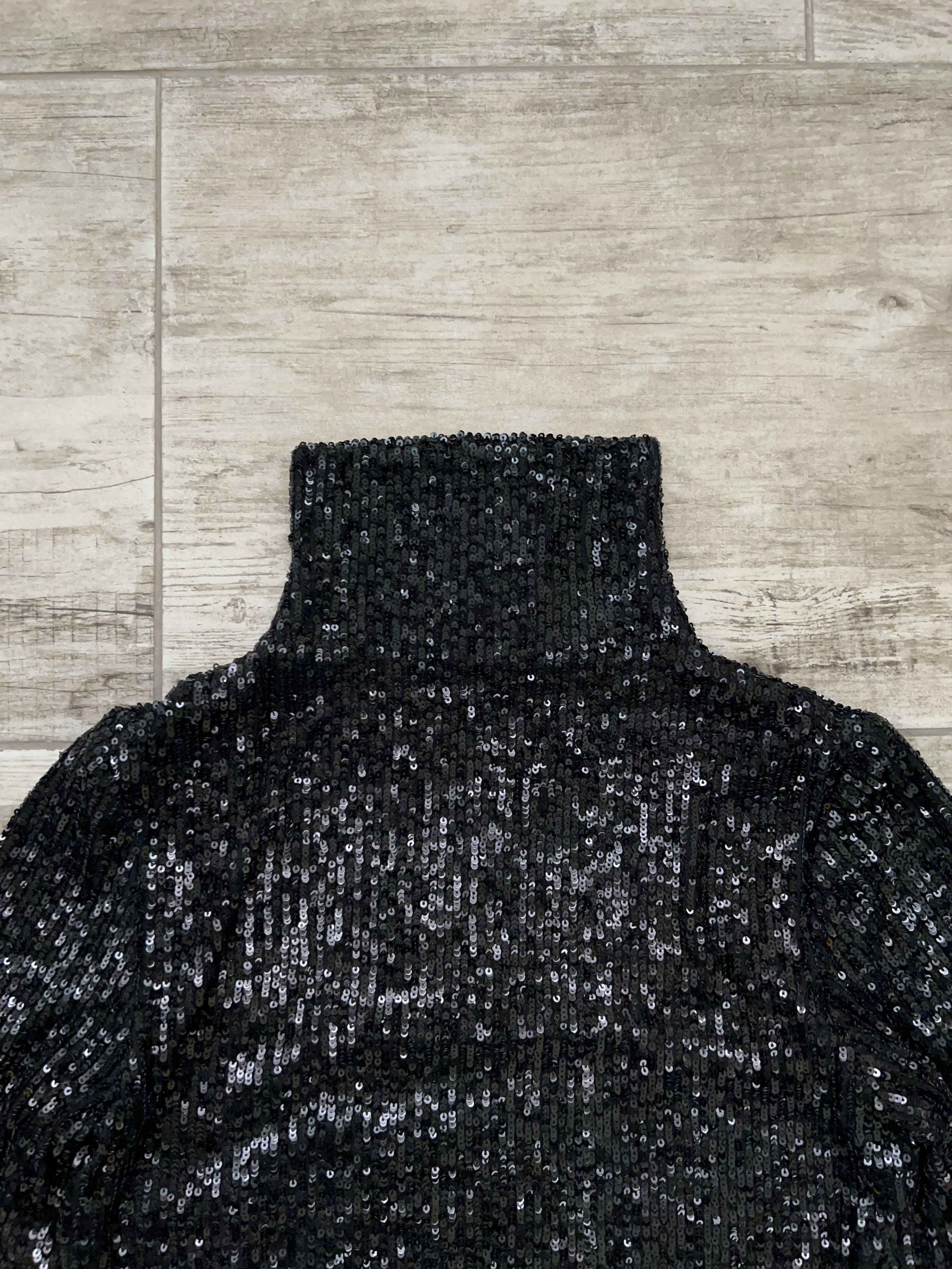 Redemption REDEMPTION Draped Sequins Top Shirt Blouse Baggy Sleeves Size S / US 4 / IT 40 - 4 Thumbnail