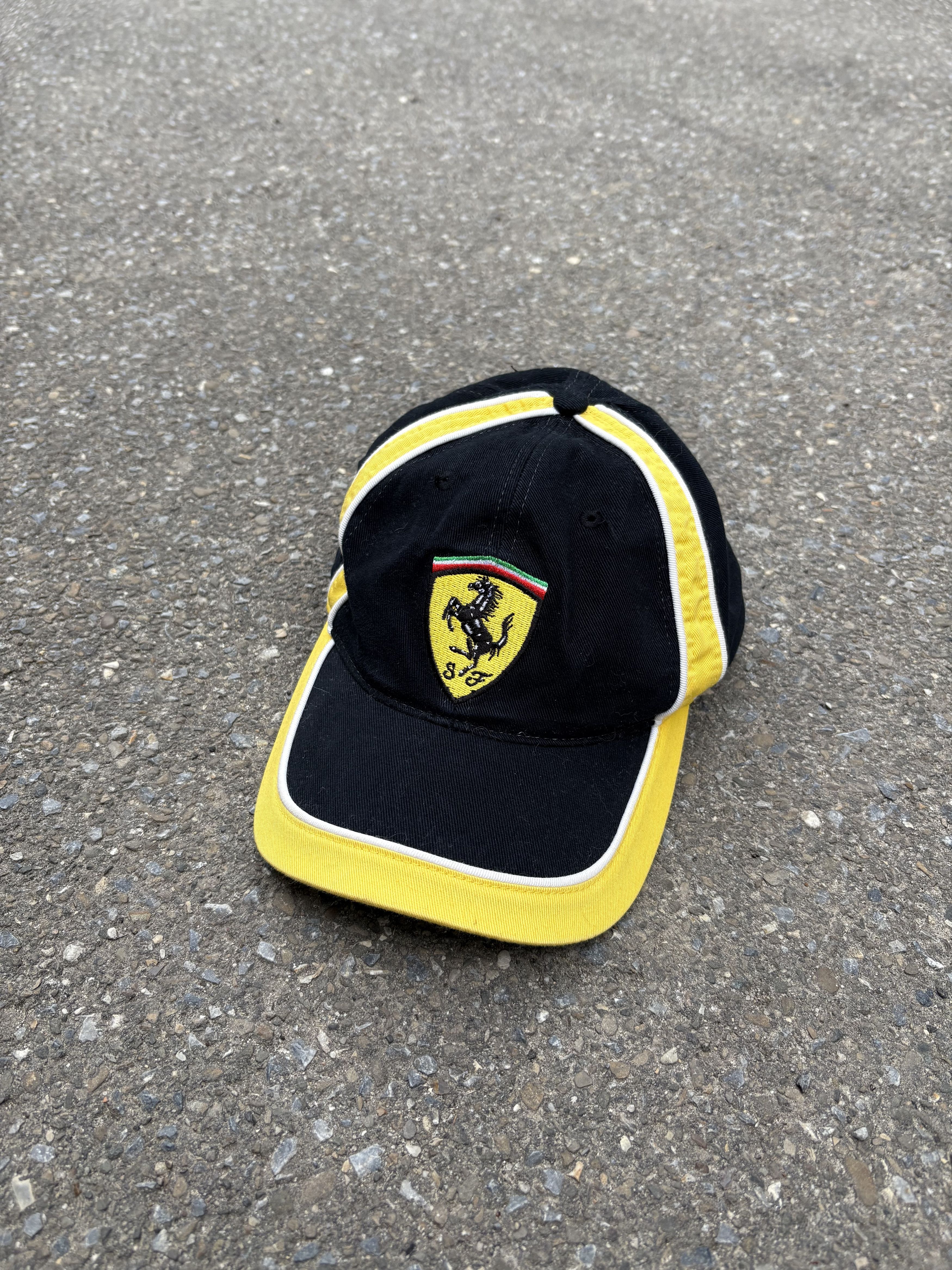 Ferrari × Formula 1 × Vintage Vintage Ferrari Racing Hat Cap F1 like BMW Honda Mercedes Size ONE SIZE - 1 Thumbnail