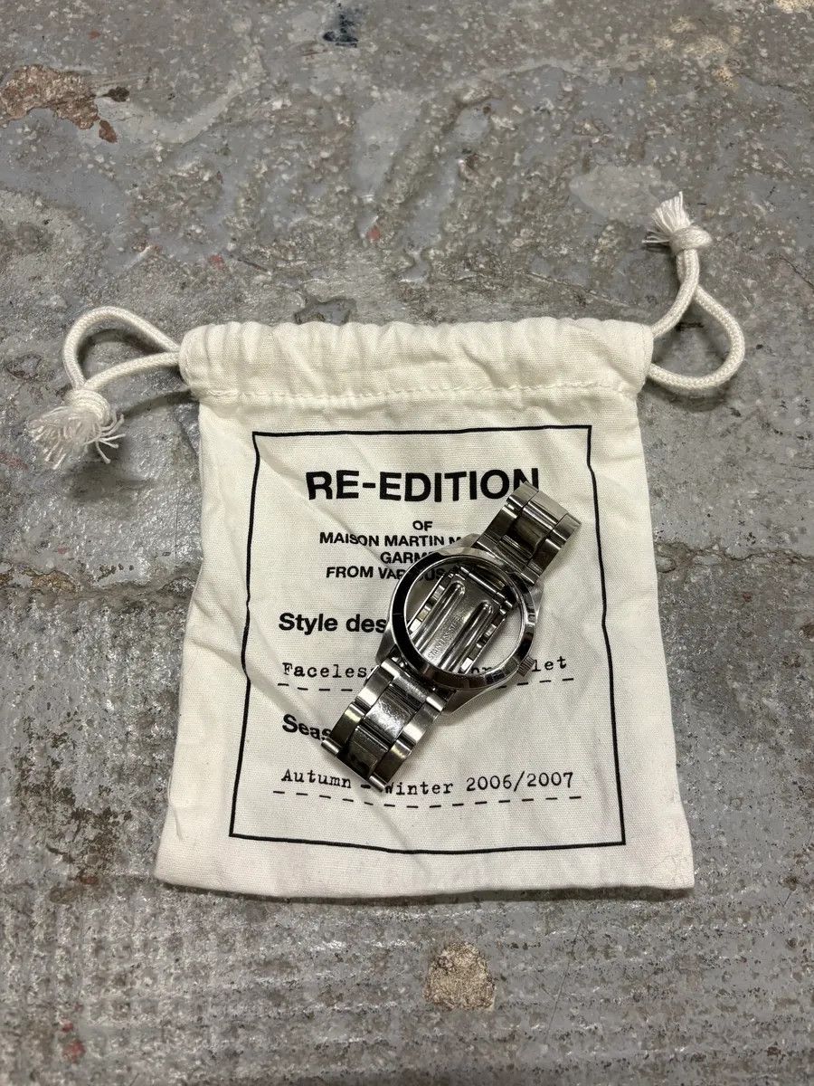 Maison Margiela AW2006 Maison Margiela Re-Edition H&M Silver Steel No Dial Watch Size ONE SIZE - 4 Thumbnail