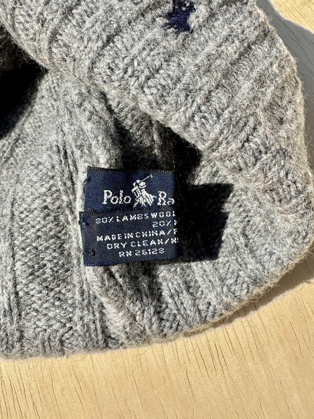 Polo Ralph Lauren Polo Ralph Lauren Lambs Wool Vintage Beanie Knit Hat Size ONE SIZE - 5 Thumbnail