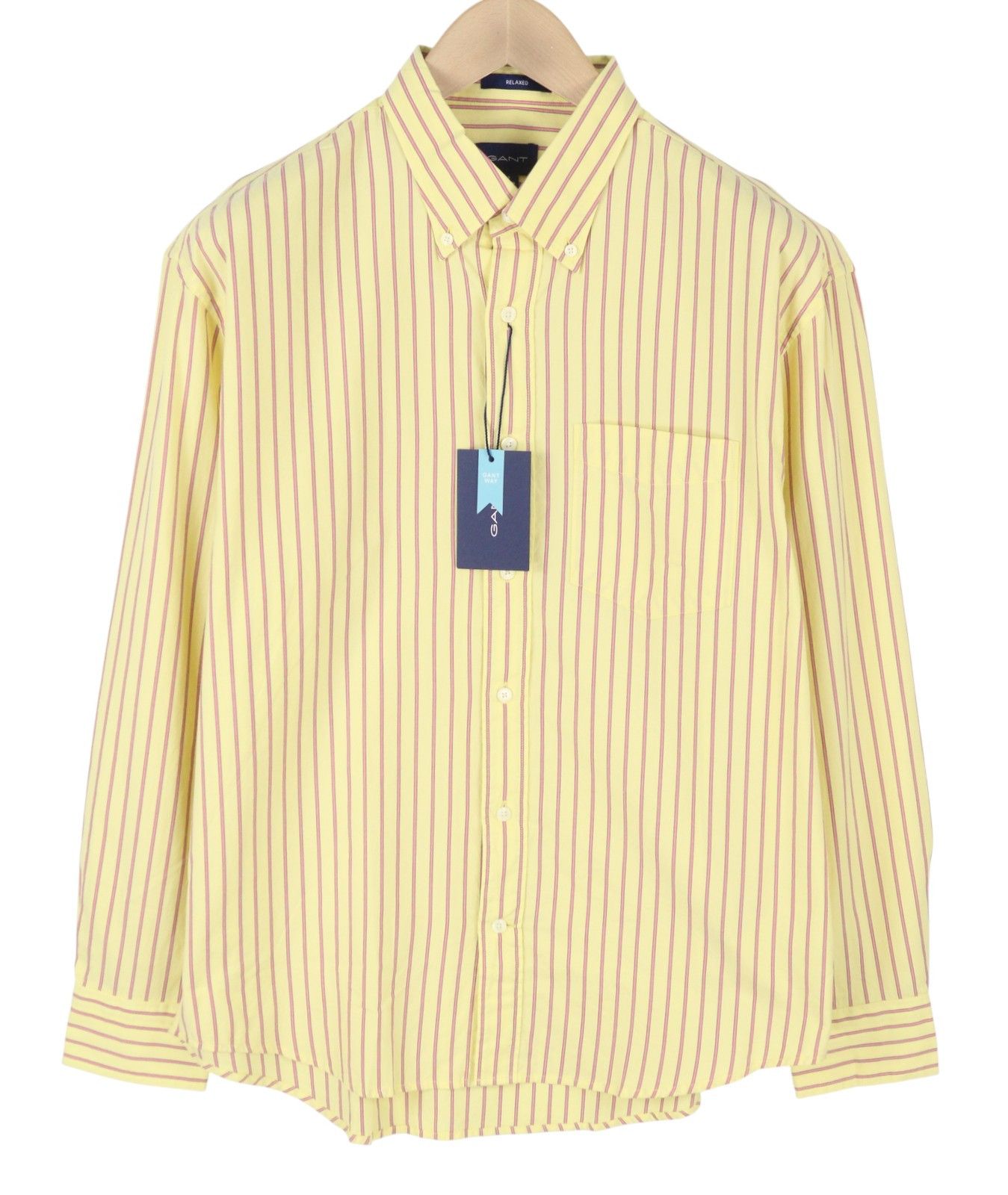 Gant REL OXFORD STRIPE S Lemon Button-Down Patch 87504 Size US S / EU 44-46 / 1 - 1 Thumbnail