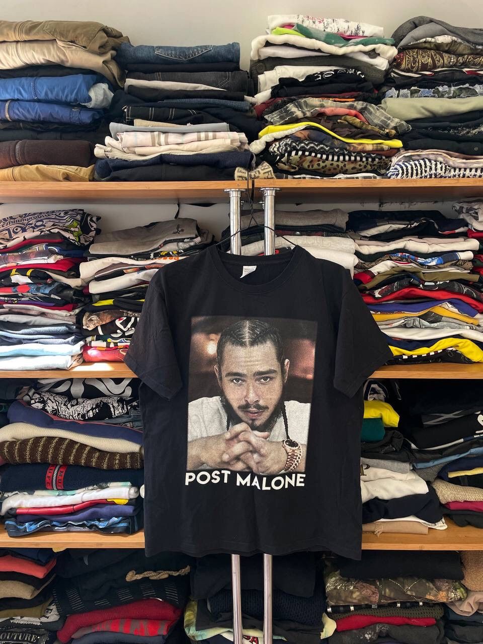 Hypebeast × Rap Tees Post Malone Posty Co Tour Rap Overlogo T Shirt Size US M / EU 48-50 / 2 - 1 Thumbnail
