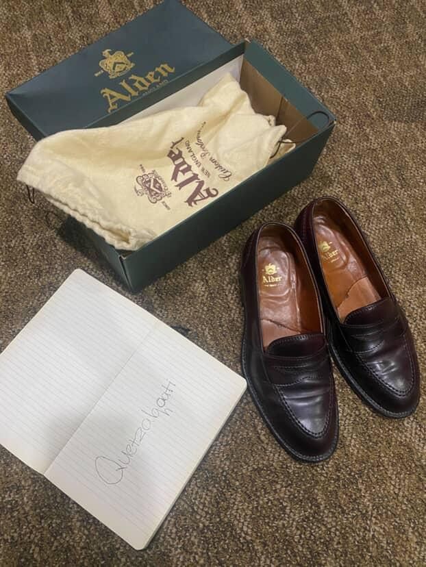 Alden Alden 684 Full Strap Slip-On Penny Loafer Size US 8 / EU 41 - 7 Thumbnail