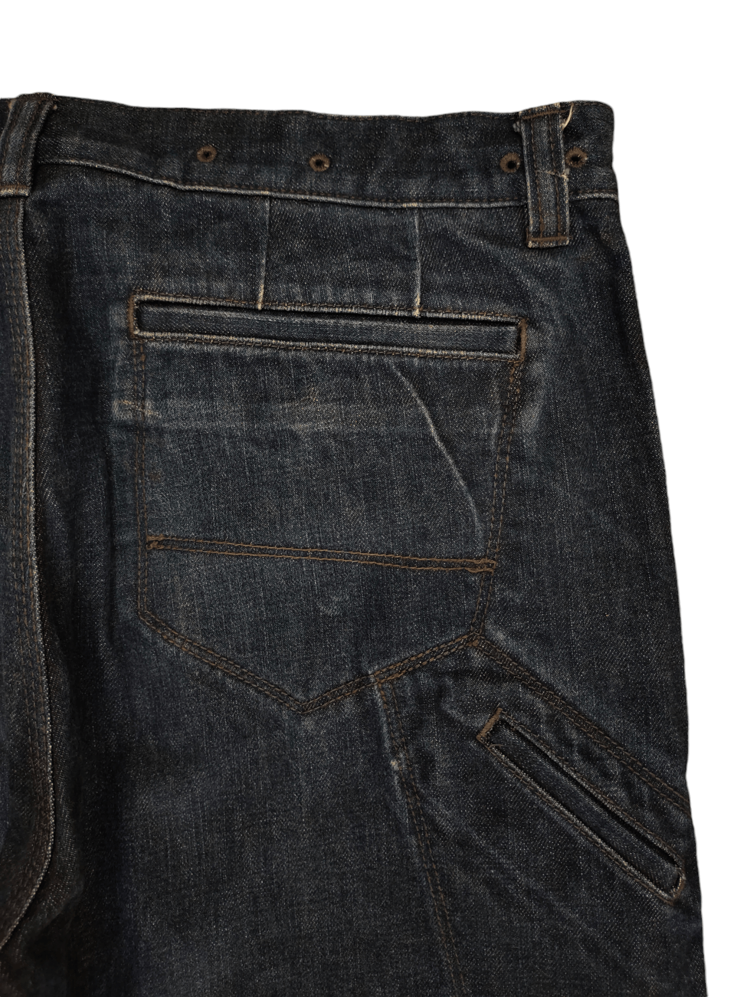 Giuliano Fujiwara Loose Jeans Giuliano Fujiwara Japan Carpenter Denim Wide Leg Size US 34 / EU 50 - 12 Thumbnail