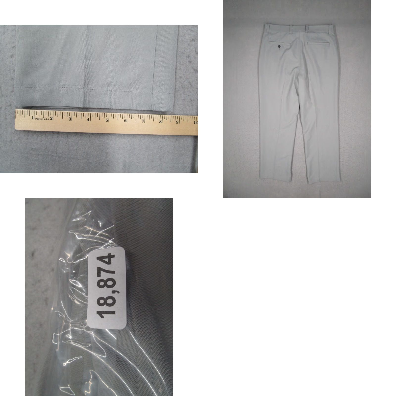 Callaway Callaway Pants Mens 34 Gray Straight 5-Pocket Flat Front Performance Golf 34x30* Size US 34 / EU 50 - 8 Thumbnail