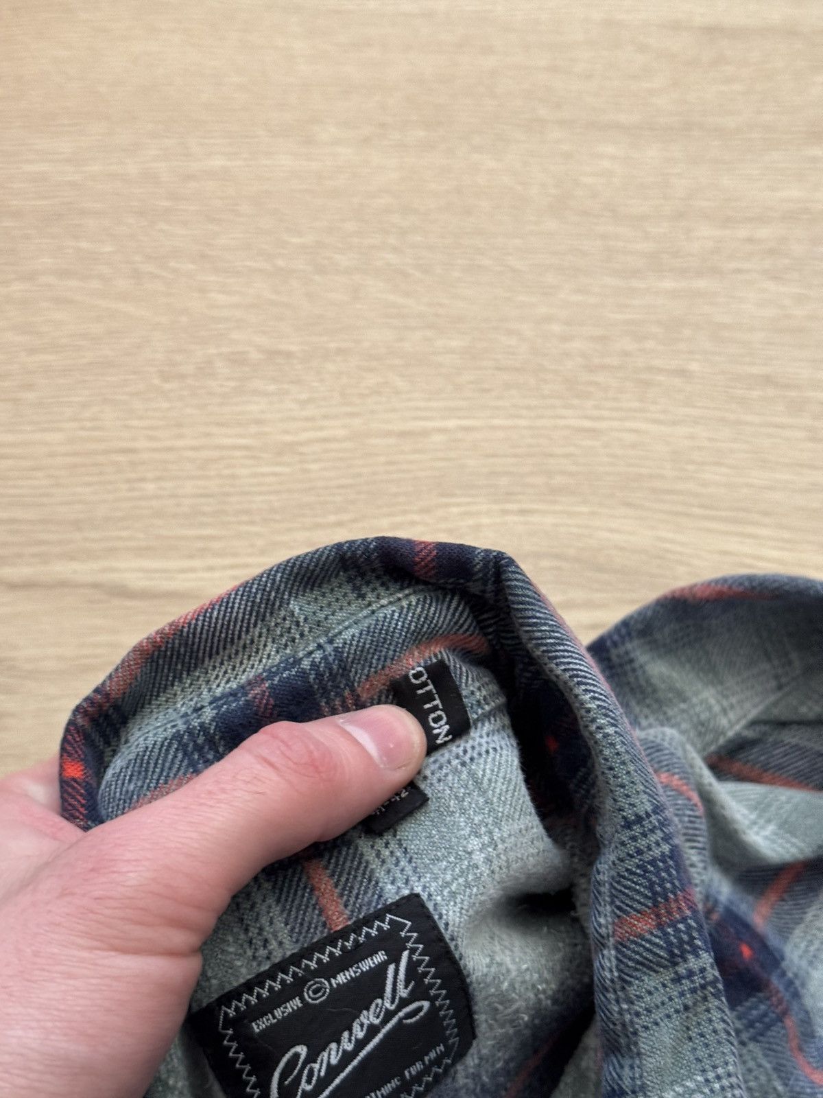 Vintage Vintage 90’s Conwell Japanese Flannel Shirt Size US L / EU 52-54 / 3 - 6 Thumbnail